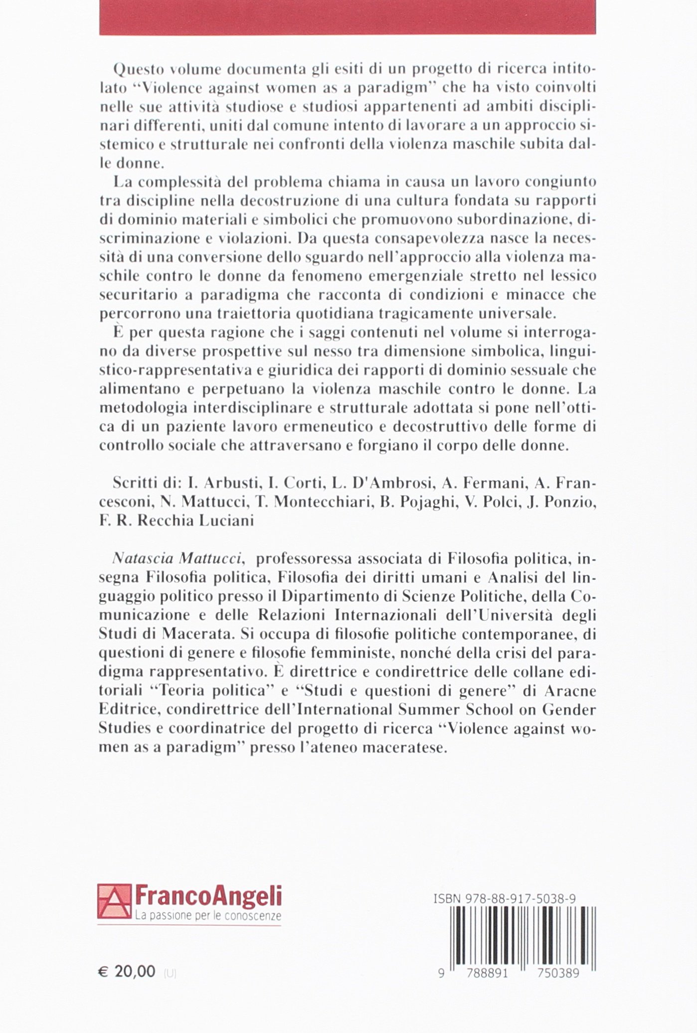 Corpi, linguaggi, violenze. La violenza contro le donne come paradigma