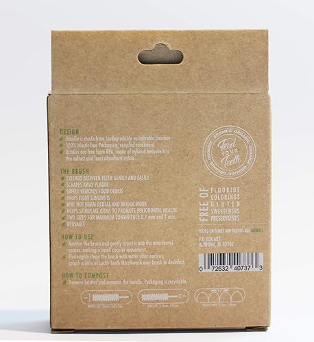 Miniatura 4 de Lucky Teeth Cepillos interdentales de bambúhilo dental