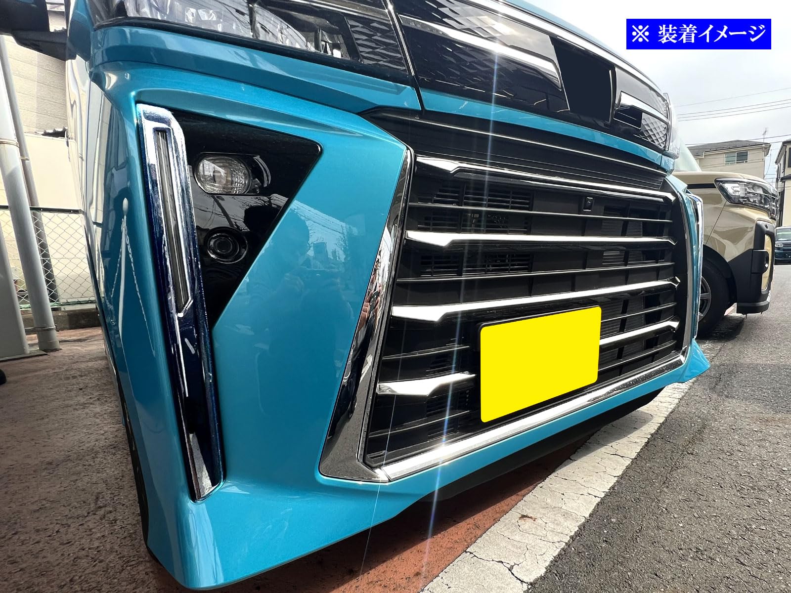 タントカスタム la650s 左フォグランプ デイライト フォグカバー