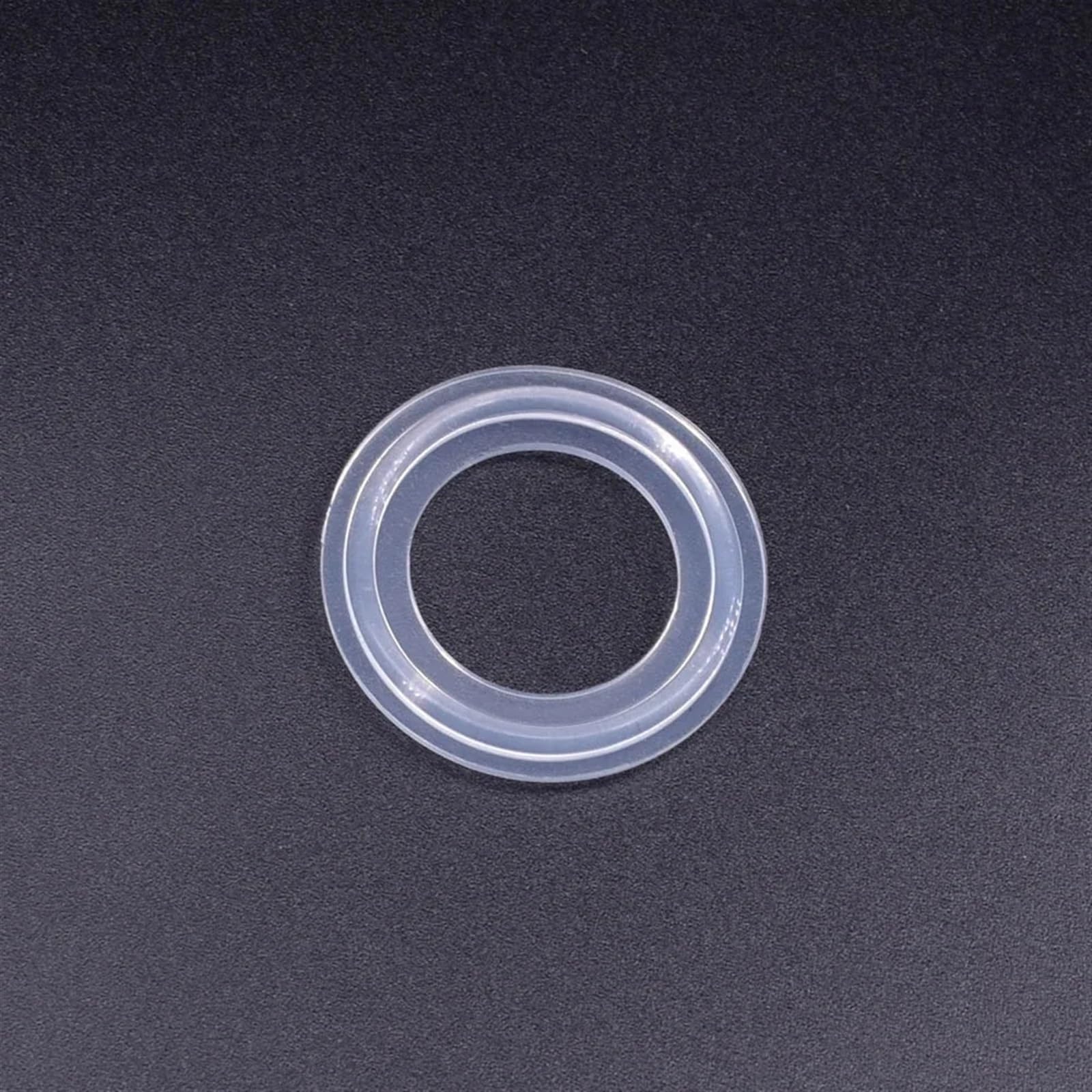 5 uds 0,5 "0,75" 1 "1,5" 2 "2,5" 3 "4" Tri abrazadera junta de sellado de silicona transparente anillo de tira (Tamaño : 219x233mm)