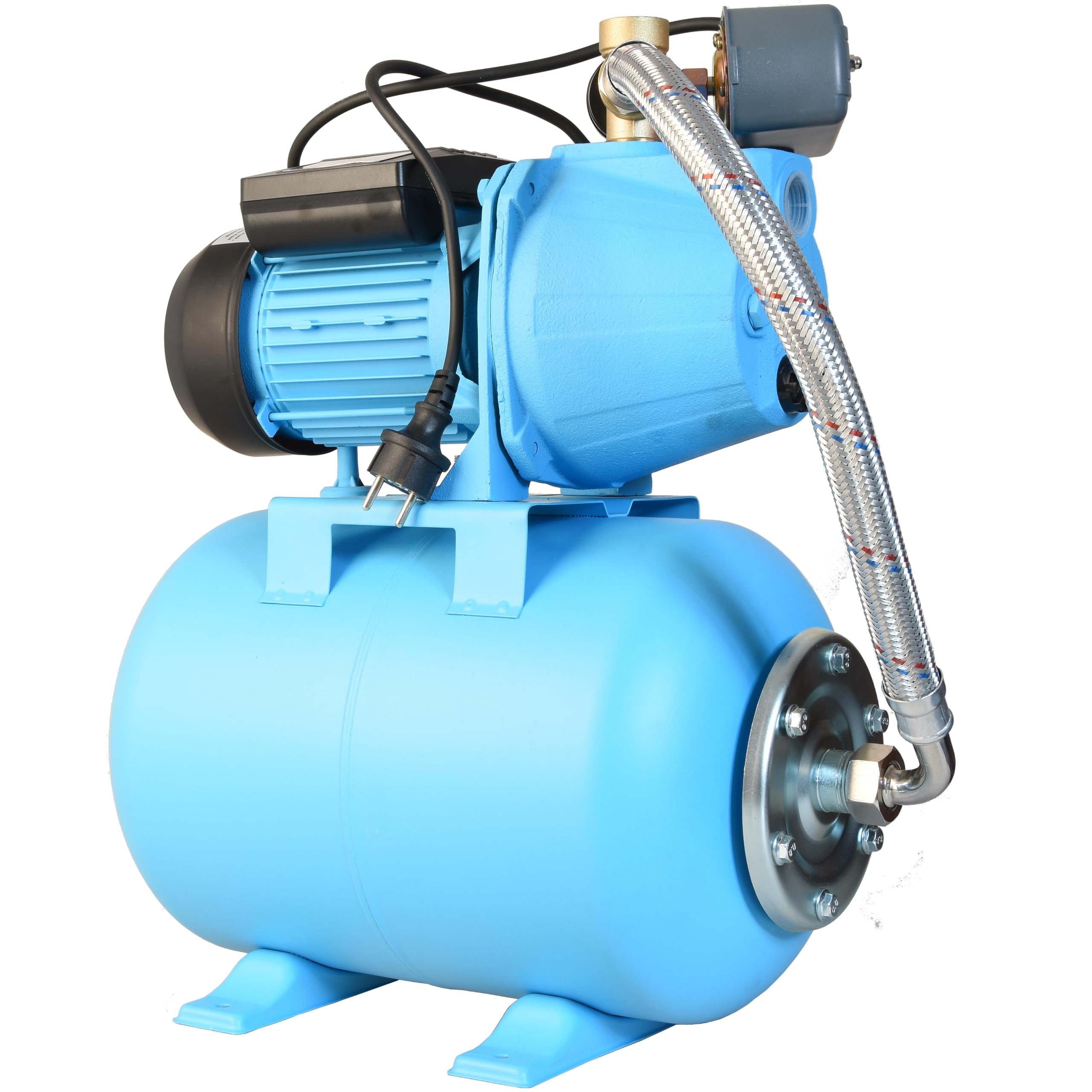 Zestaw Hydroforowy 24L Hydrofor Pompa do Wody Domu SET 100S Hydroforowa (1100 W, 3600 l/h, max. podnoszenie 50 m) WYDAJNY