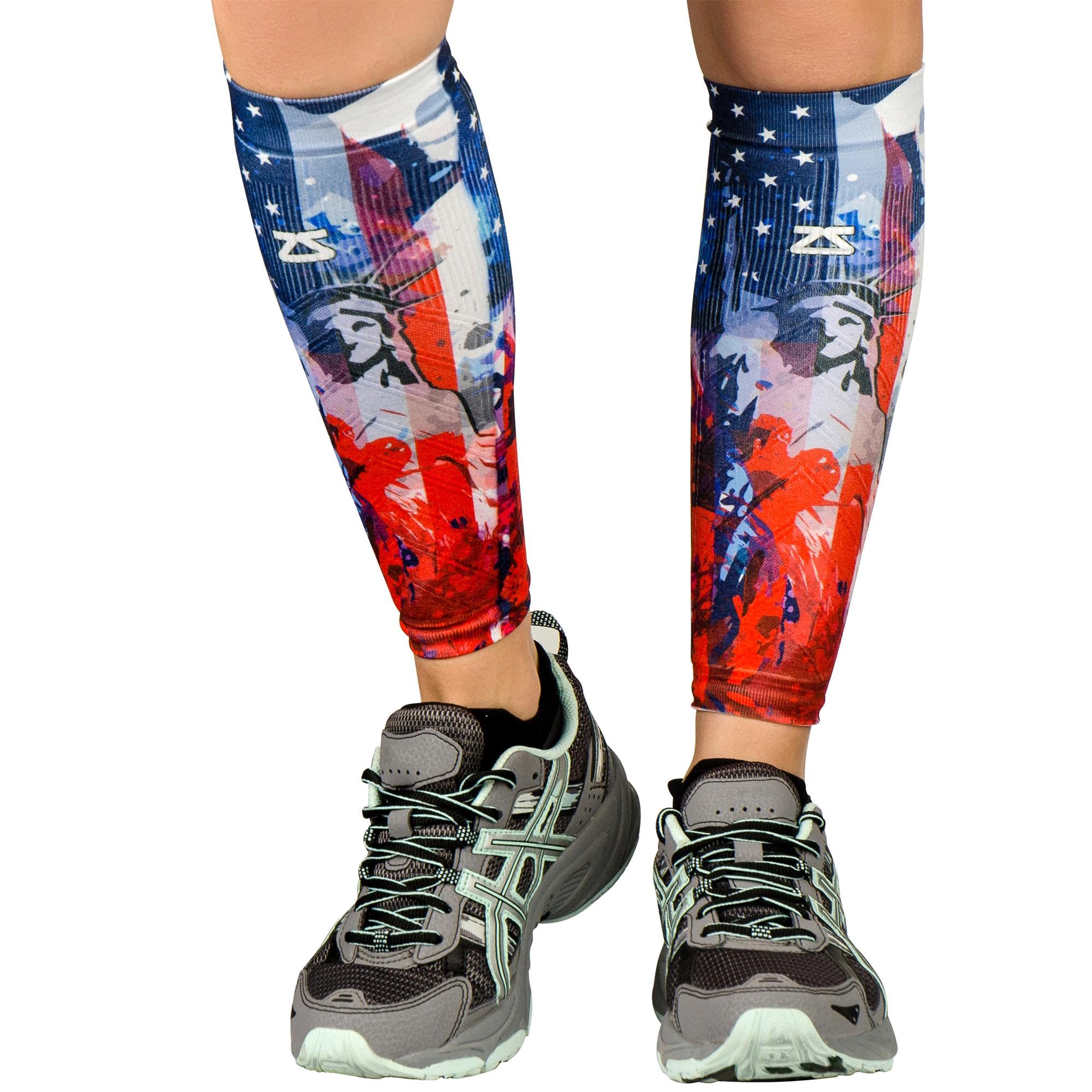 Zensah Running Leg Compression Sleeves - Shin Splint, Calf Compression Sleeve Men and Women