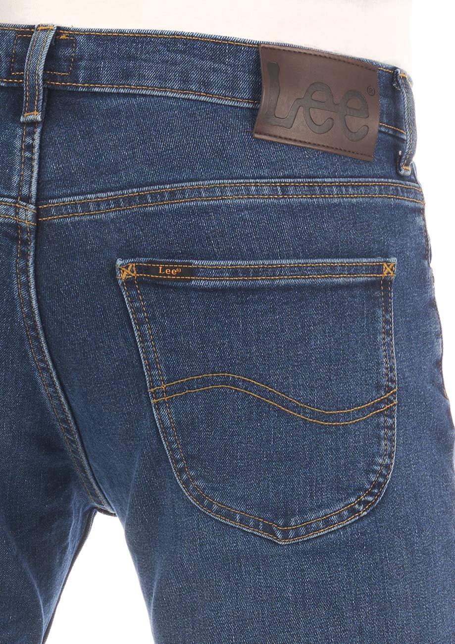 Lee - Jeans da uomo con taglio bootcut, modello Denver, colore blu, in cotone elasticizzato, taglie w30, w31 w32, w33, w34, w36, w38, w40, w42, w44