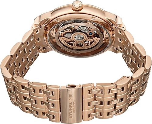 Miniatura 2 de Stuhrling Original 165A2.334414 Winchester Reserve Reloj automático Rosetone para hombre