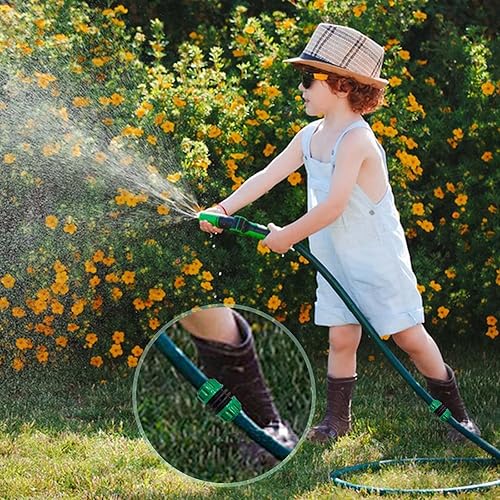 Miniatura 6 de BlingKingdom Extensor de conector de reparación de manguera para unirse a manguera de jardín de 12 pulgada, conexión de reparación rápida, manguera