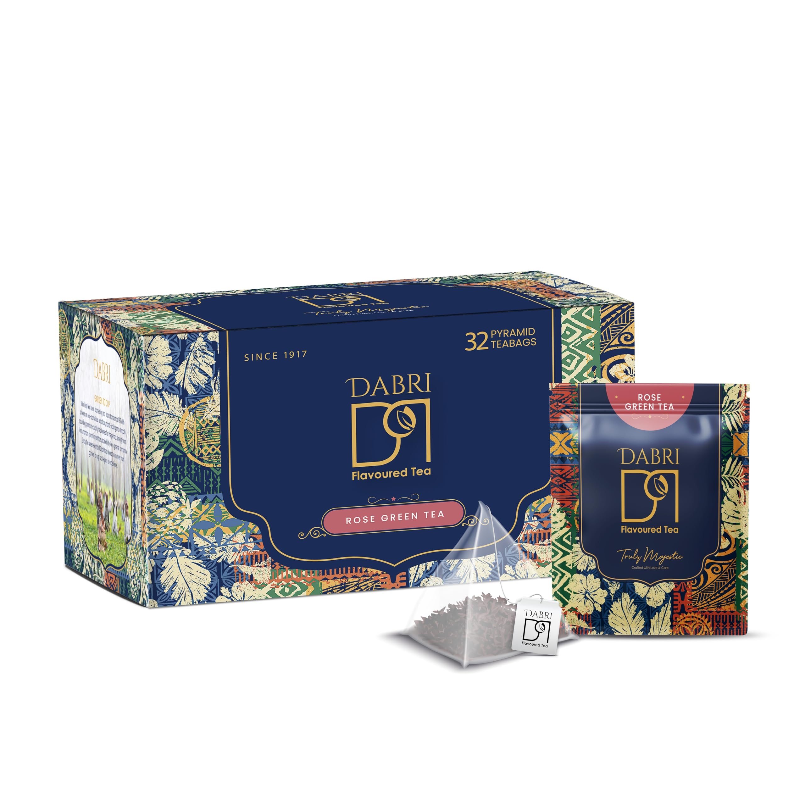 See full amazon price history chart for Dabri Rose Green Tea Bags 32pcs improve metabolism, prevent acne| 100% Whole Leaf & Natural Rose Petals | Helps in relieving stress, to maintain Healthy hair & weight(32 pyramid bags) Dabri Rose Green Tea Bags 32pcs improve metabolism, prevent acne| 100% Whole Leaf & Natural Rose Petals | Helps in relieving stress, to maintain Healthy hair & weight(32 pyramid bags) (B0CQFXT2RN) Amazon Price History, Amazon Price Tracker