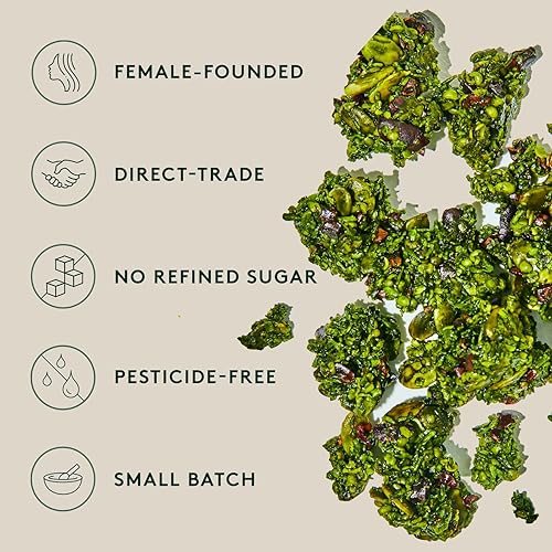 Miniatura 3 de Matchaful Granola matcha, menta y cacao sin granos, 8 onzas