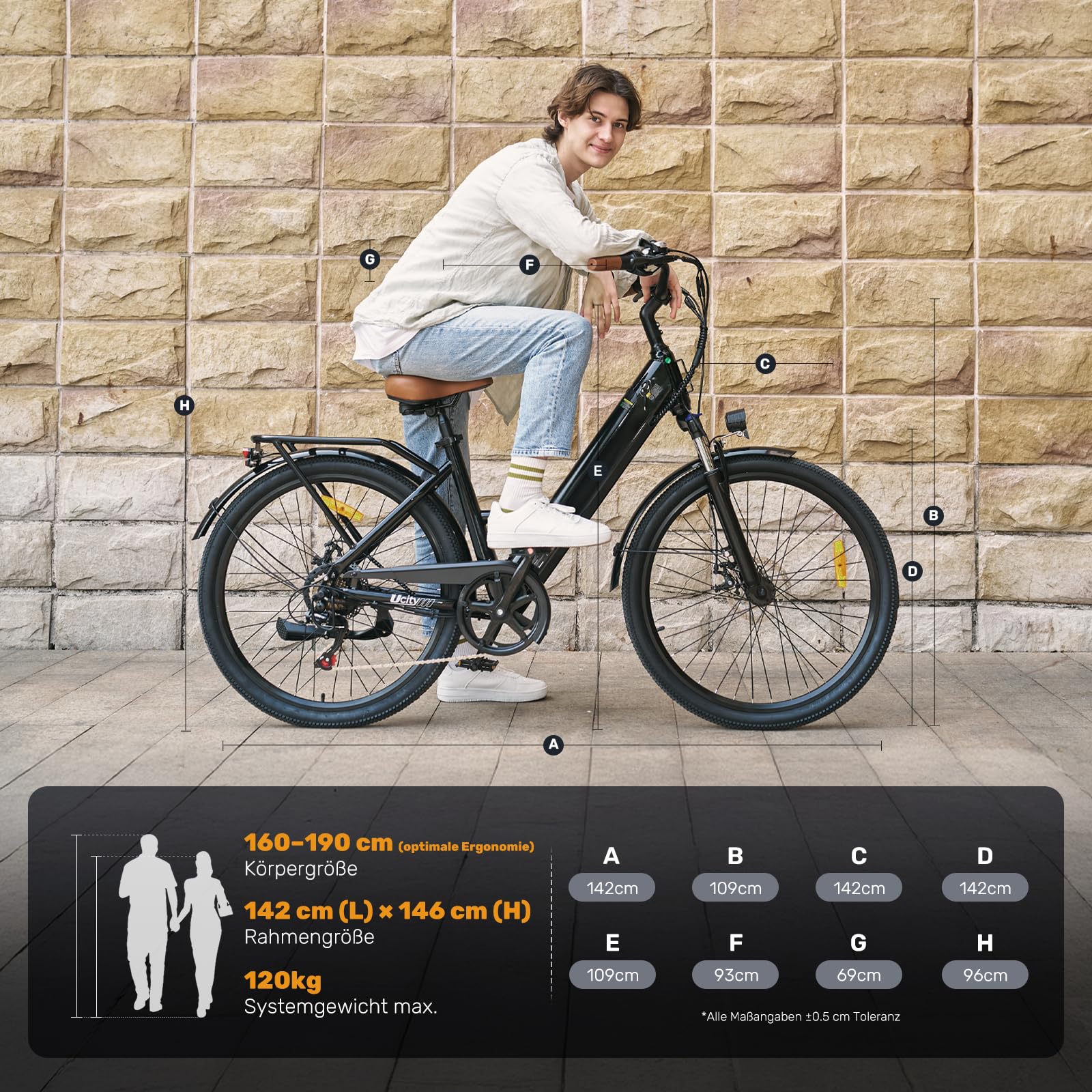 Finbike E Bike für Erwachsene, 7-Gang Elektrofahrräder mit Abnehmbar 7.8/13Ah Akku, 25 km/h,14/26 Zoll EBike für Herren Damen, Electric Bike mit Ablagen, Autolampen