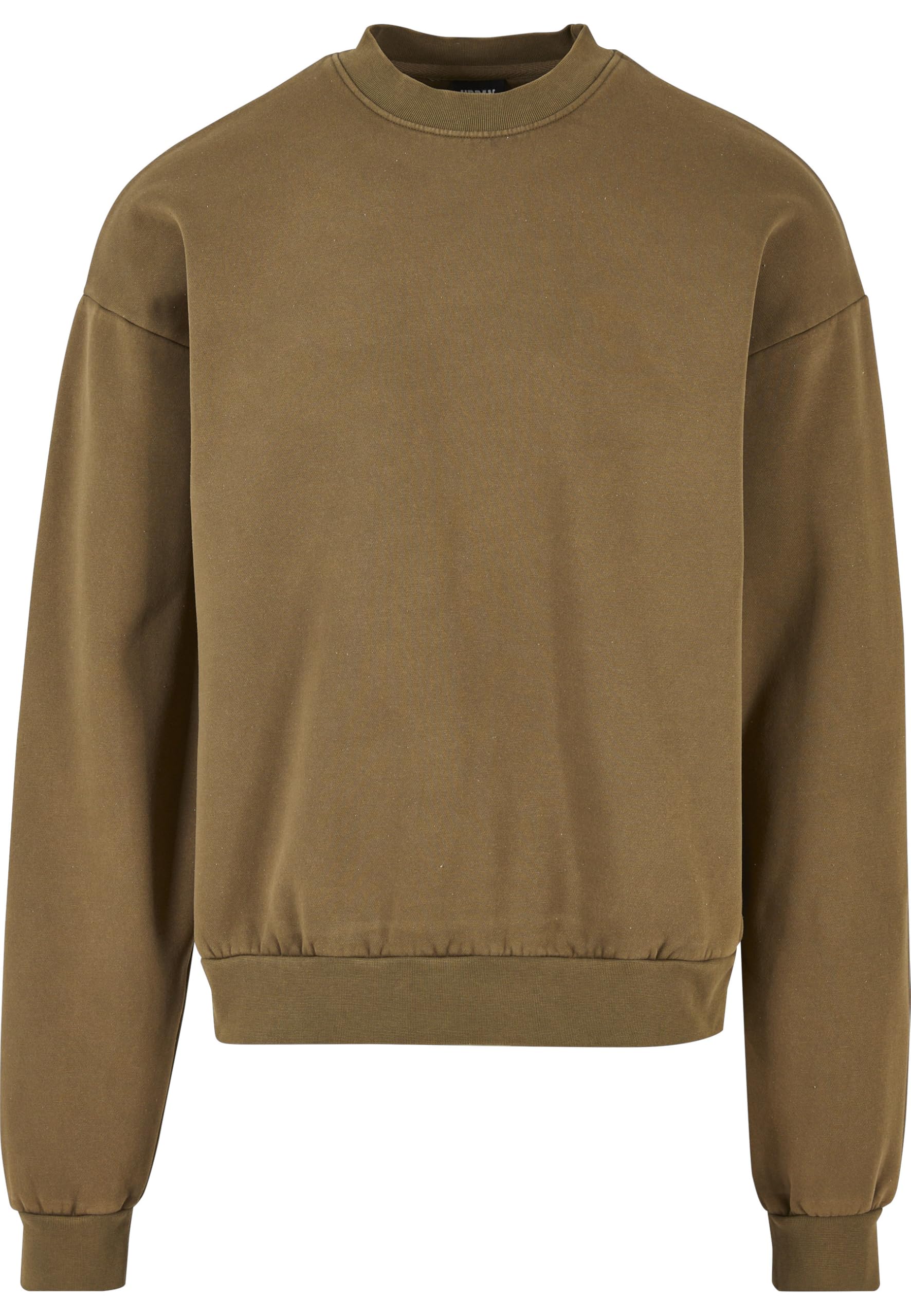 Urban Classics Men's Summerolive Acid Washed Crew Sweatshirt,