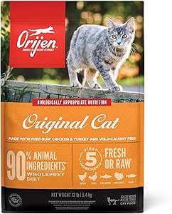 Orijen Dry Cat and Kitten Food, 12 lb