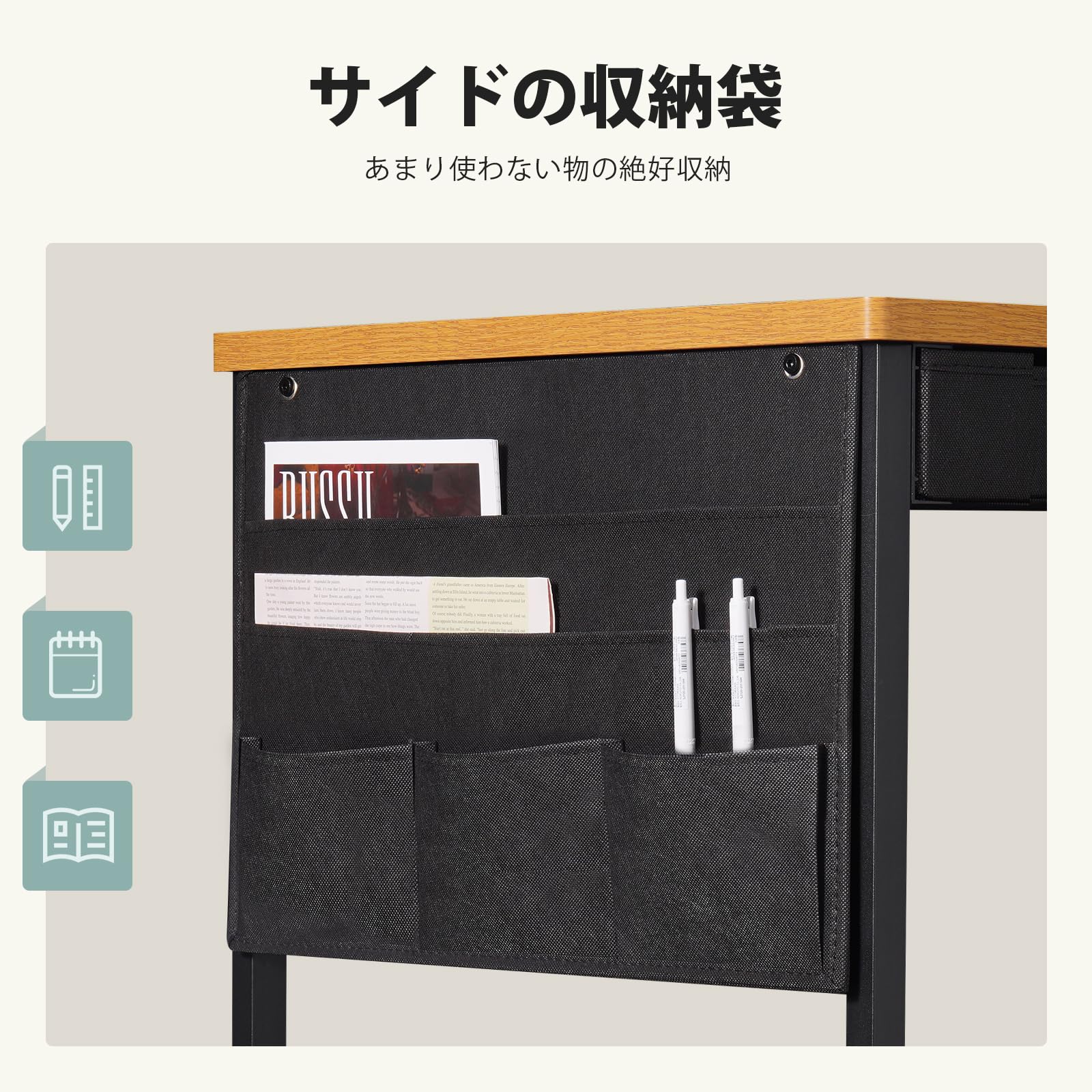 Amazon.co.jp: YeTom デスク 机 pcデスク つくえ 作業机 学習机 勉強机  