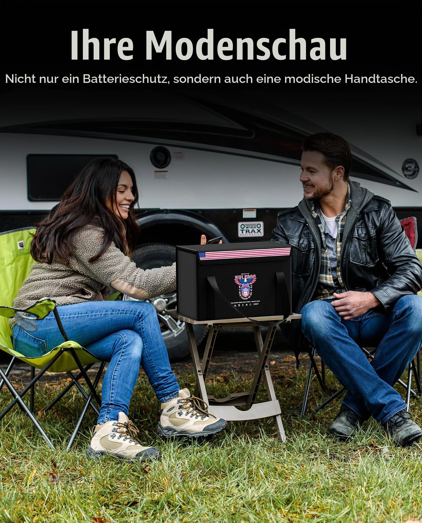 12 V 100 Ah LiFePO4 Lithium-Batterie, feuerfeste sichere Tasche, große Kapazität, explosionsgeschützte Batterietasche, LiPO-sichere Tasche, wasserdichte Batterie-Aufbewahrungsbox (35,6 x 24,1