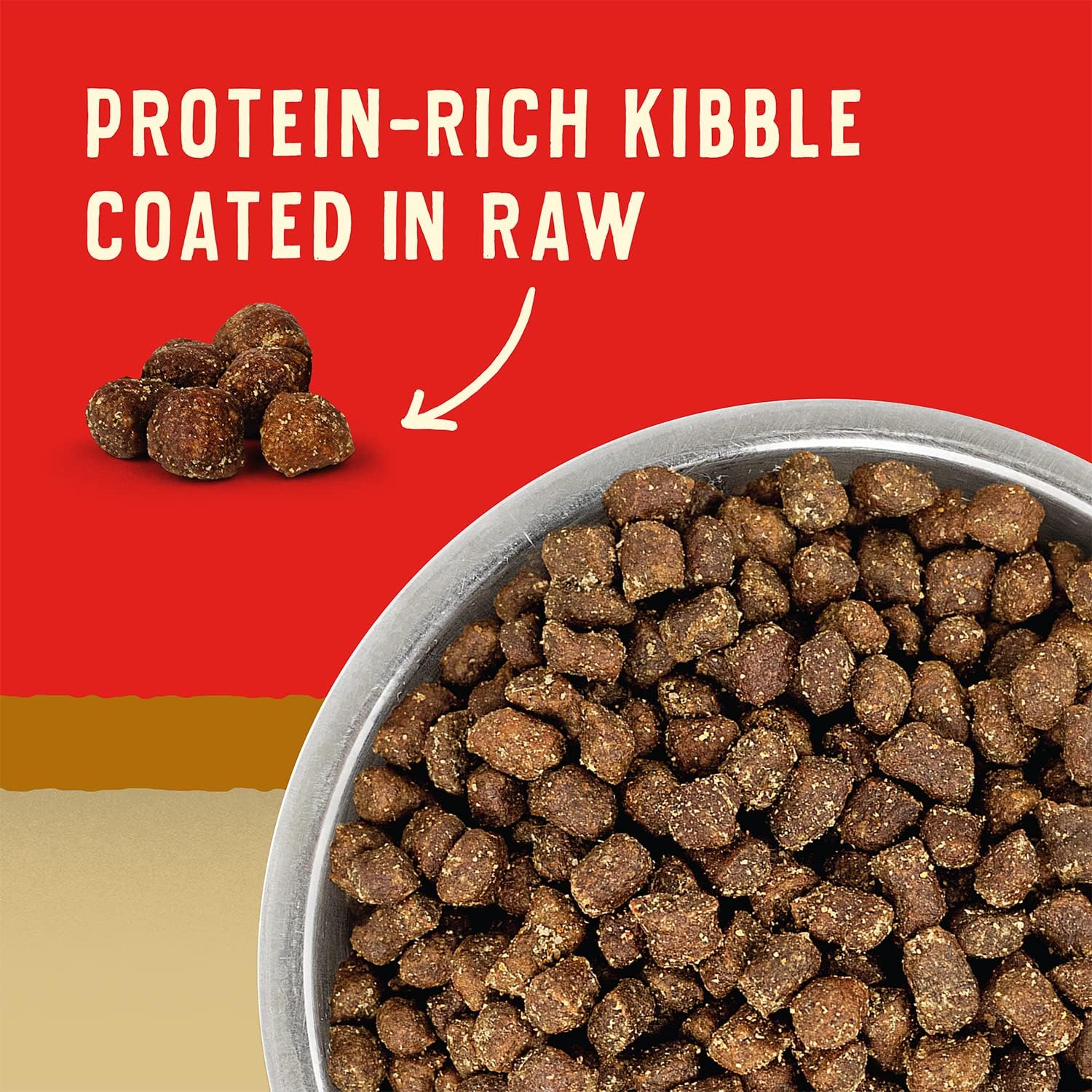 Stella & Chewy's Wild Red Dry Dog Food Raw Coated High Protein Wholesome Grains Prairie Recipe, 21 lb. Bag
