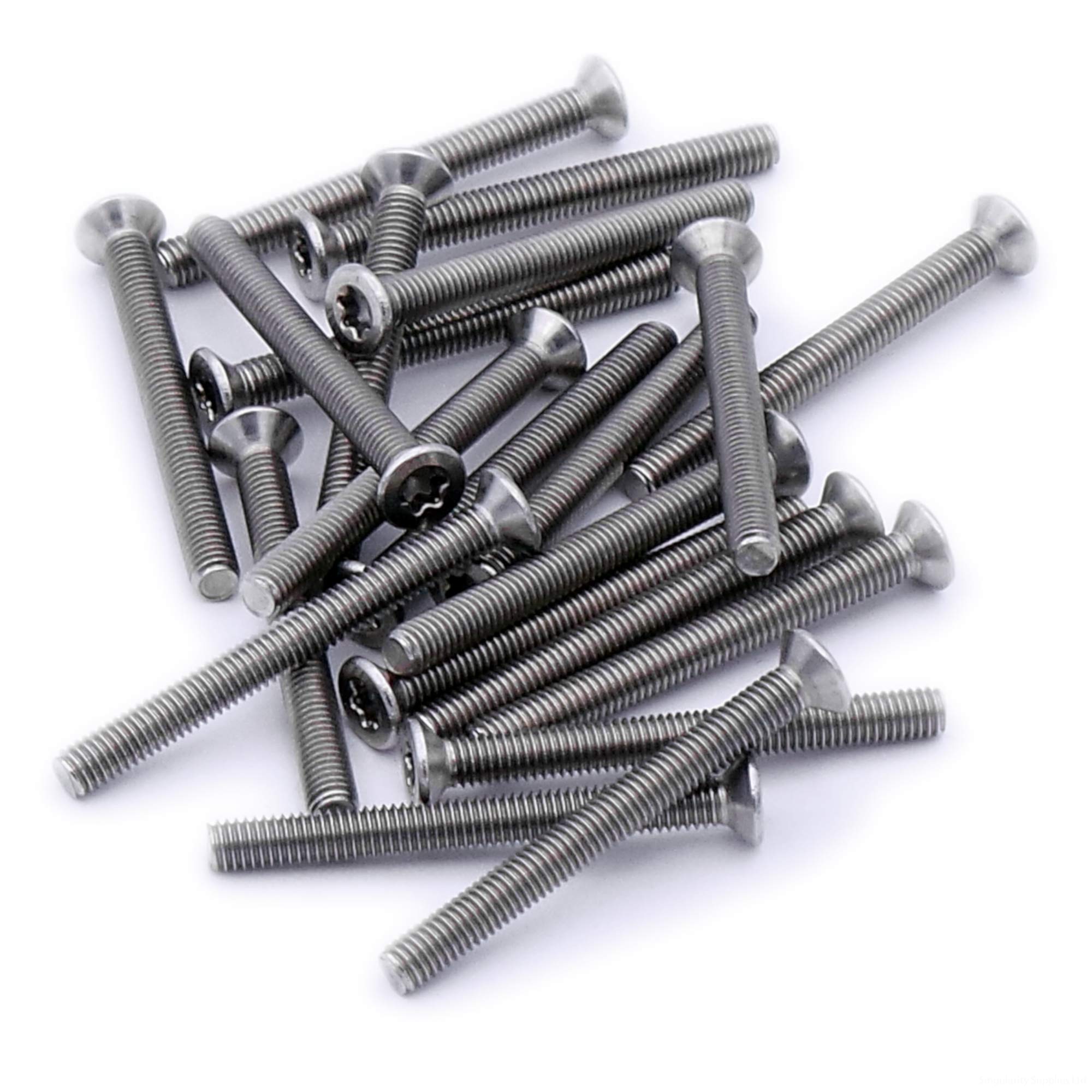 Singularity Supplies M2 (2Mm X 8Mm) Tx Socket Countersunk Machine Screw (Bolt) - Stainless Steel (A2) (Pack Of 20)
