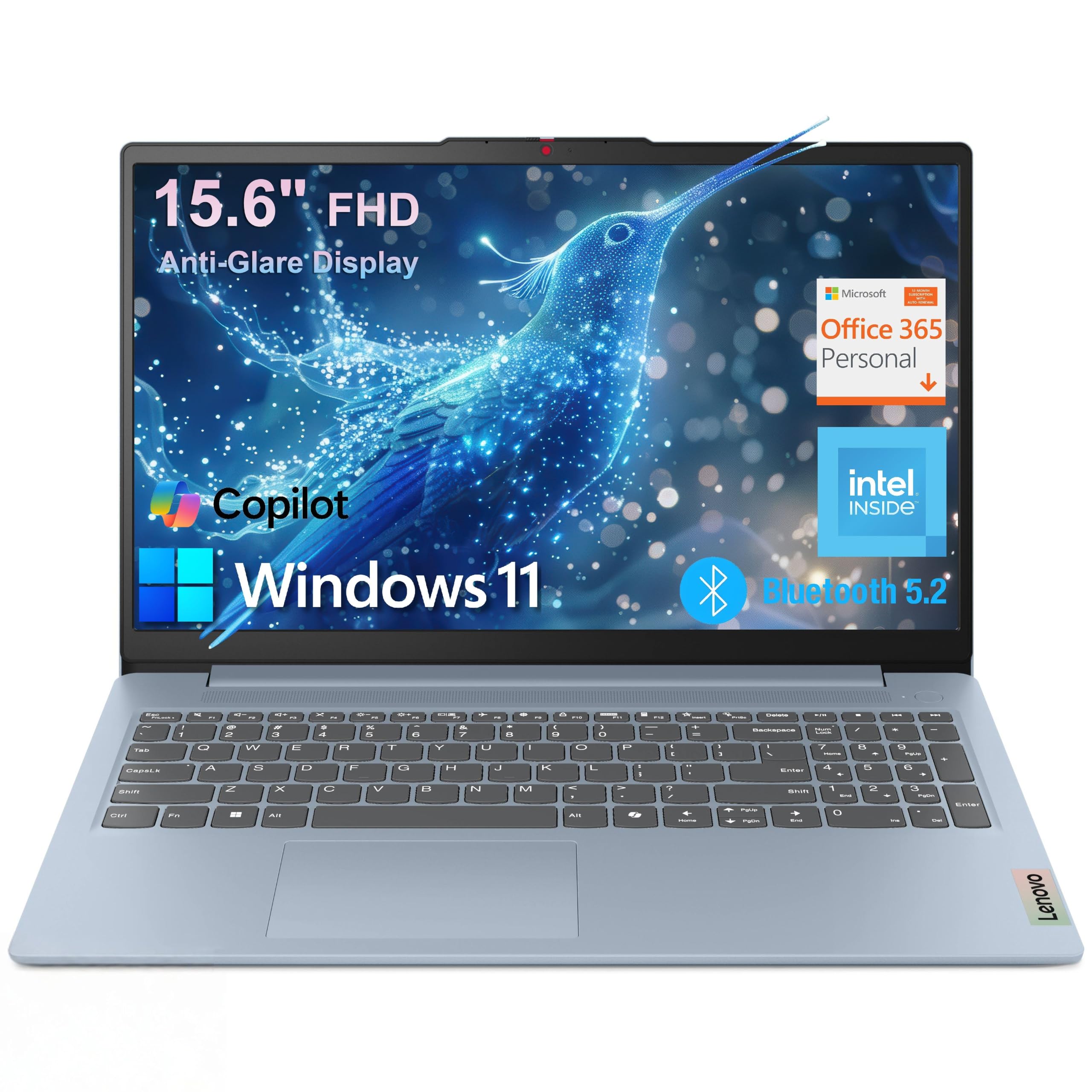 15.6" FHD Business Laptop, Intel Processor, 8GB DDR5, 128GB Storage