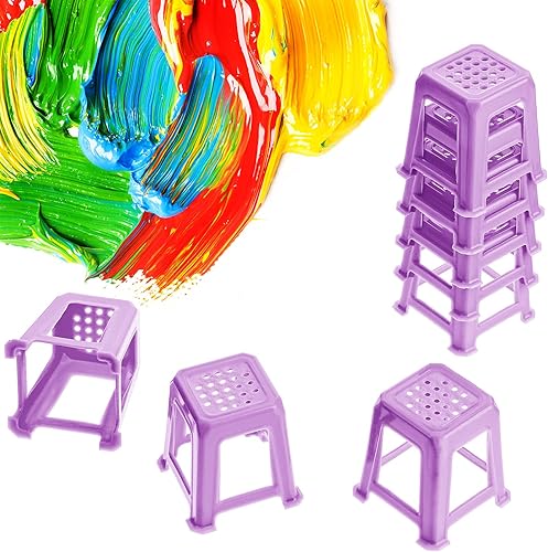 Miniatura 4 de 8 soportes de lona para pintar mini soportes de lona para pintar pies de lona, soportes de soporte de lona para vertido acrílico fluido, suministros