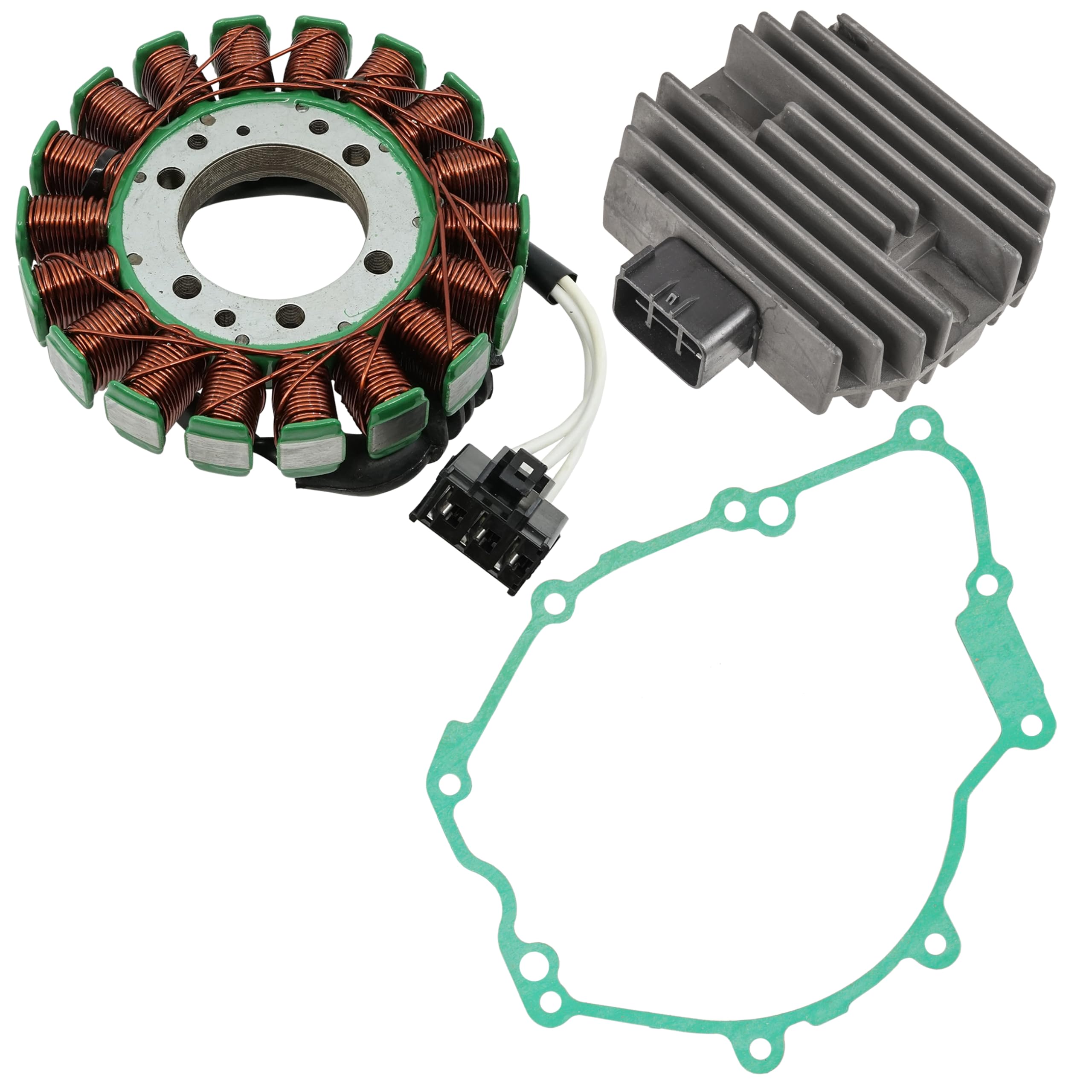 Yamaha YZF-R6 (2006-2016)用スーターターオルタネーター Amazon.com: Caltric Stator & Regulator Rectifier Compatible with