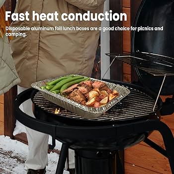 Amazon.com: YLT WAX 9x13 Disposable Aluminum Foil Pans with Clear