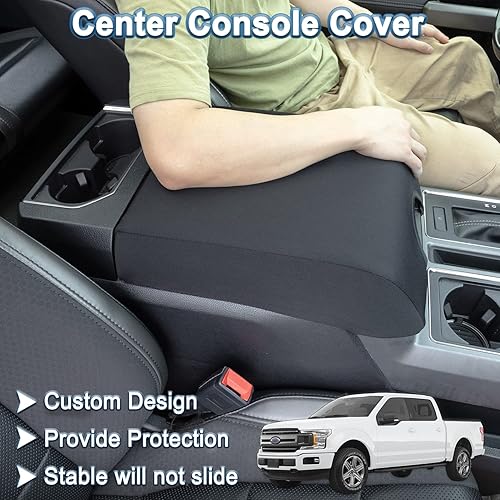 Miniatura 7 de PIMCAR Compatible con Ford 2015-2020 F150, 2017-2022 F250 F350 F450, 2018-2024 Expedition Organizador de consola central y protector de reposabrazos