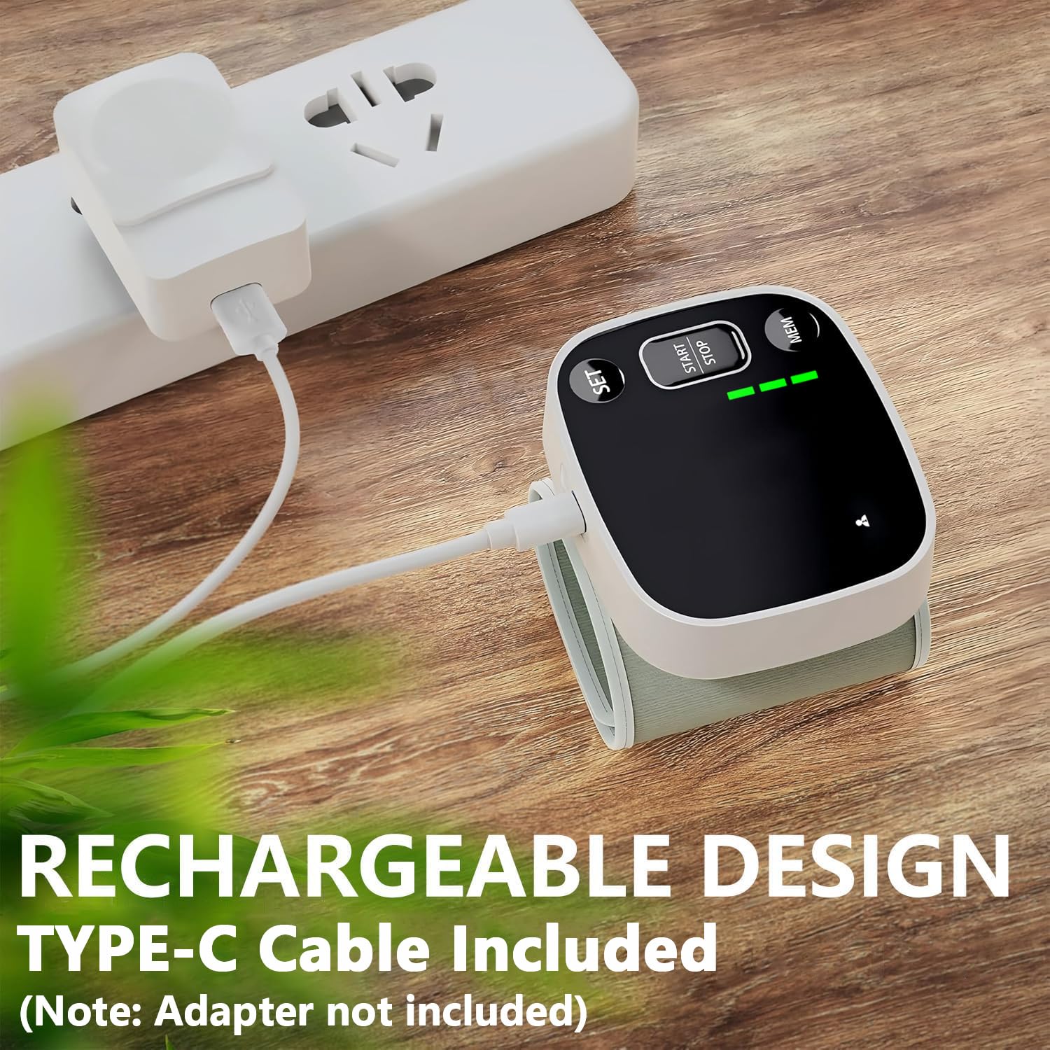Oklar Wrist BP Monitor - FDA Cleared & Rechargeable -5