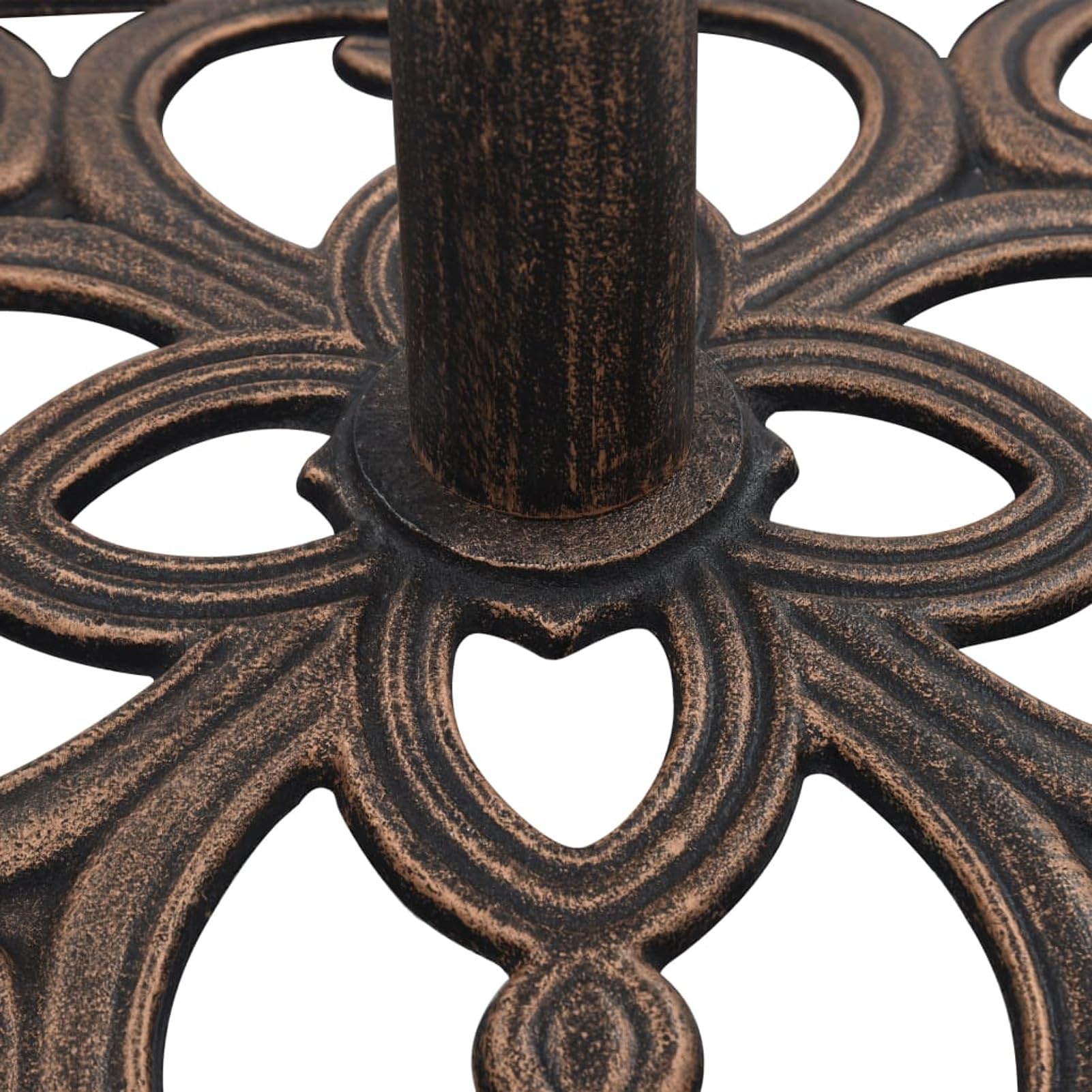 Base Ombrellone Bronzo 12 kg 49 cm in Ghisa,Prato e Giardino,Vita all'aperto,Accessori per ombrelloni e Parasole,Basi per ombrelli da esterno-47868