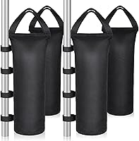 Aimosen 4-Pack 112 LBS Heavy Duty Sandbags for Canopy, Tent, RV Awning - 1680D Waterproof Weights with Adjustable Straps