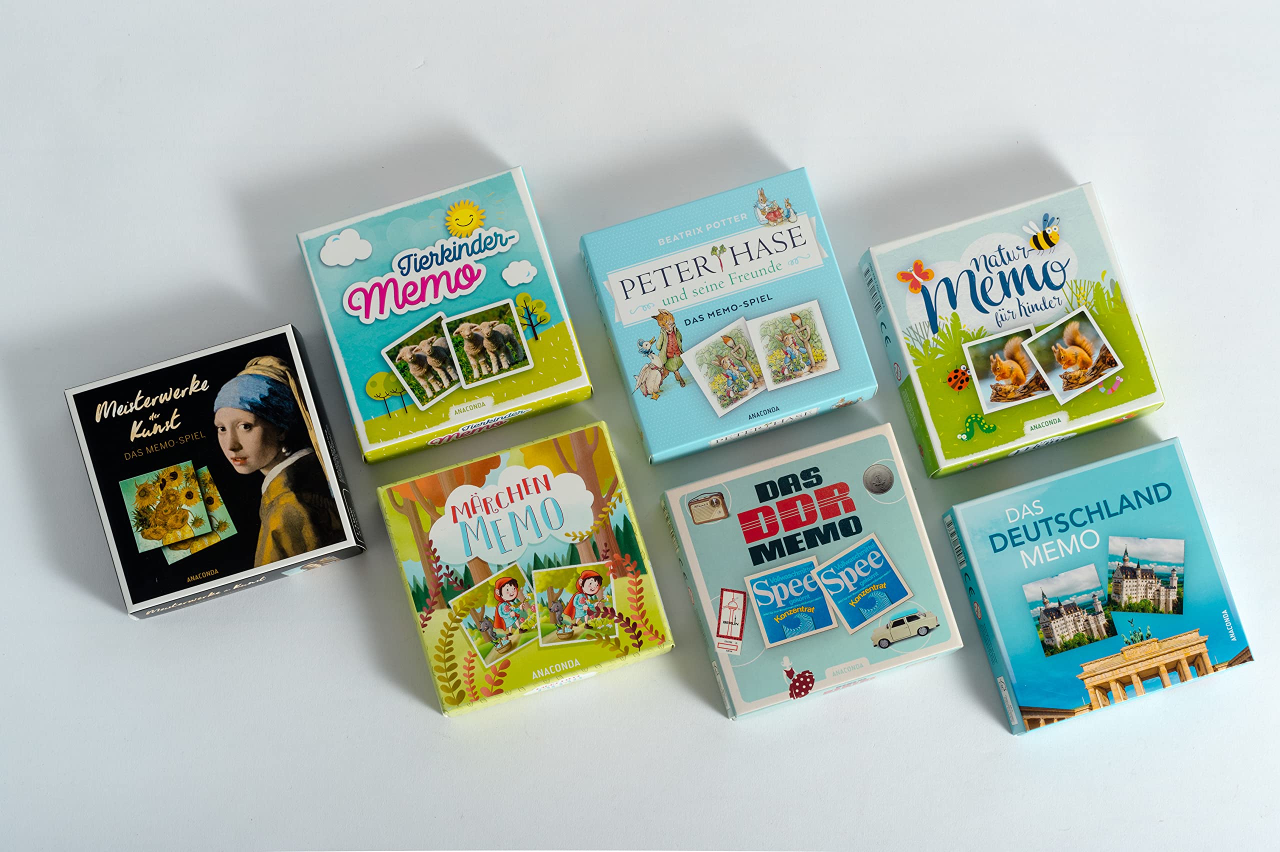 Meisterwerke der Kunst: Memo-Spiel mit 40 Spielkarten im Spielkarton