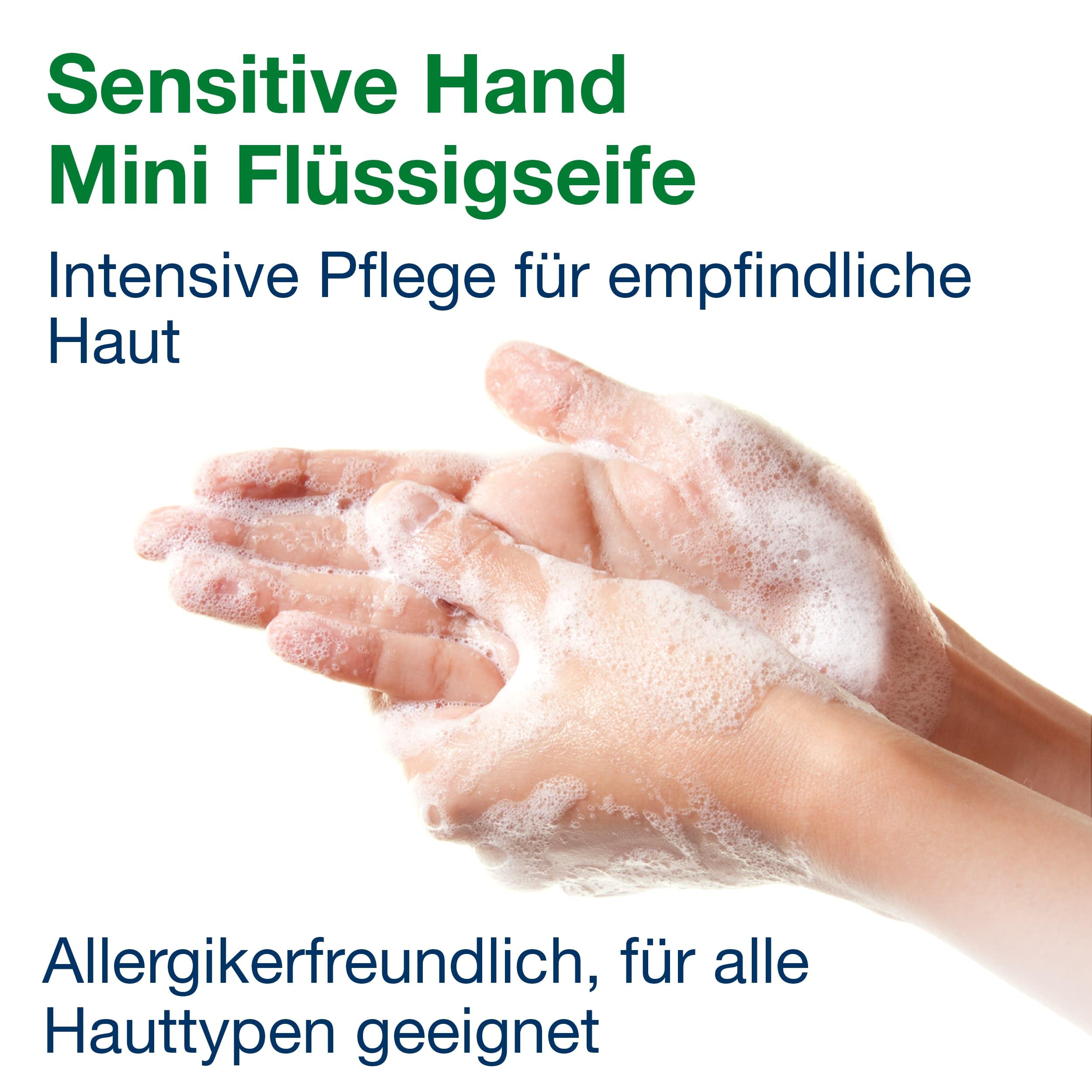 Tork Sensitive Hand Mini Flüssigseife S5, 8 × 525 ml, 425702 | allergikerfreundlich