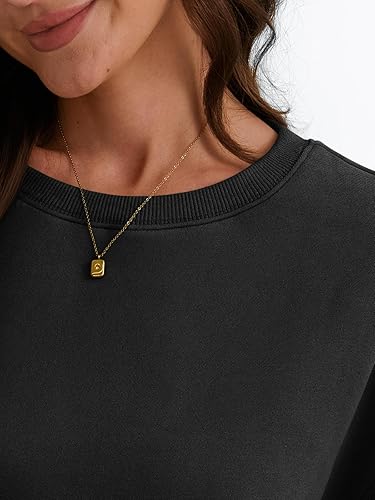 Miniatura 5 de EFAN Sudaderas de gran tamaño con cuello redondo Y2K recortadas sudaderas con capucha para otoño, moda 2025, adolescentes y niñas, lindo suéter de