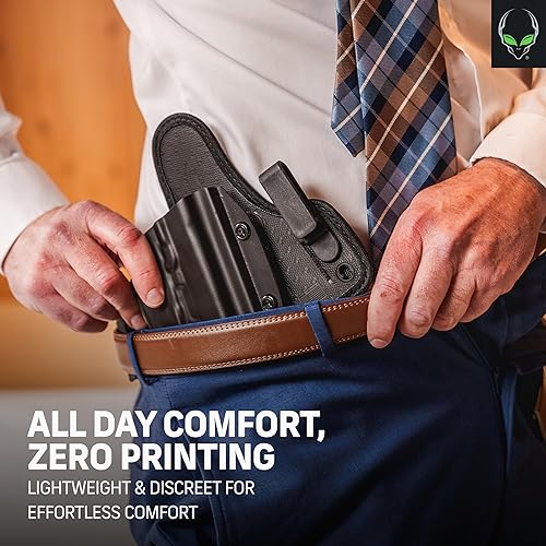 Miniatura 3 de Alien Gear Cloak Tuck 3.5 IWB - Cómodo equipo de transporte diario - Ajuste personalizado - Perfil elegante y duradero - Mano derecha o izquierda -