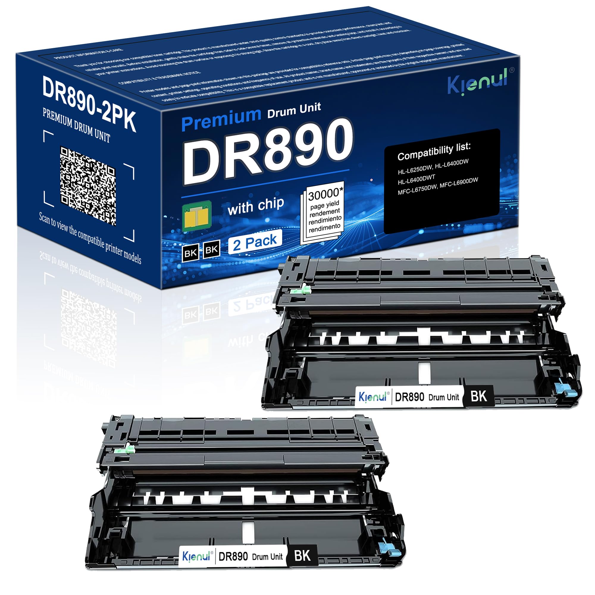 DR890 - Unità tamburo di ricambio ad alta resa, per Brother DR890 DR-890