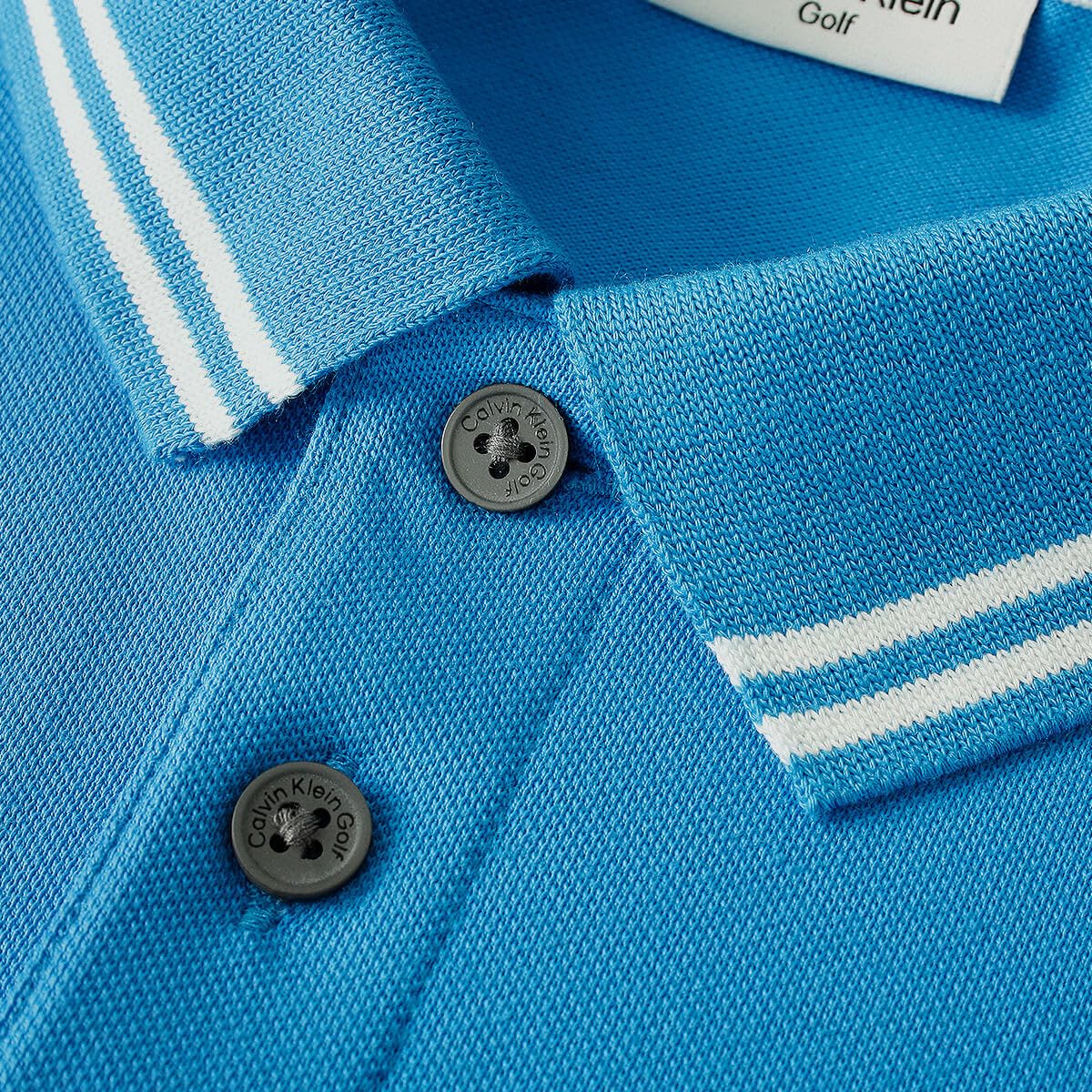 Calvin Klein 2026 Polo da Golf Leggera con Punta Campus da Uomo