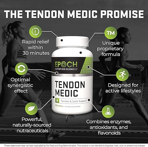Miniatura 3 de Tendon Medic  Suplemento de apoyo articular y tendinoso para movilidad, fuerza y recuperación  Ingredientes naturales  Promueve la movilidad y