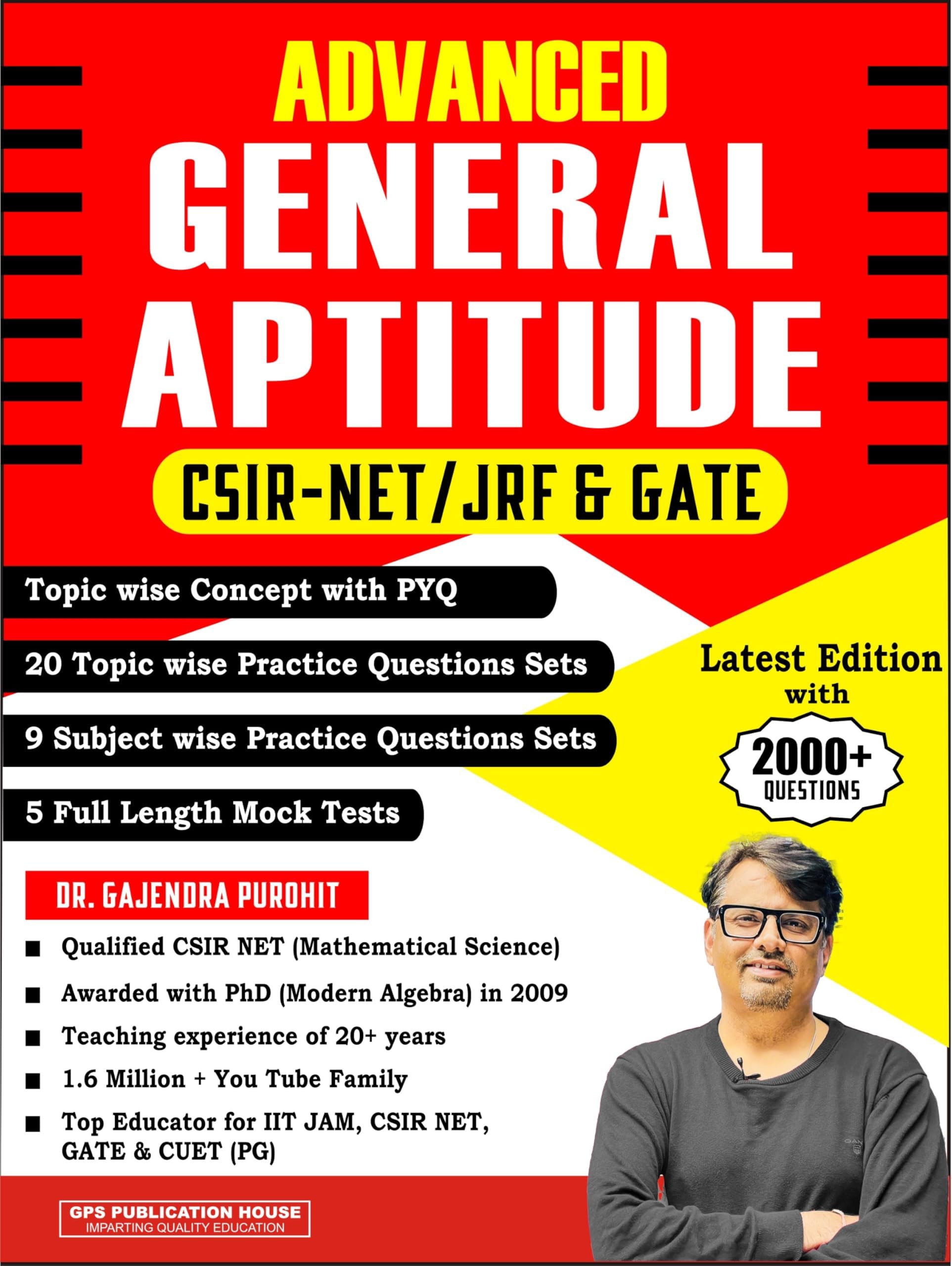 Advanced General Aptitude for CSIR NET, GATE & CUET Perfect Paperback – 1 January 2023