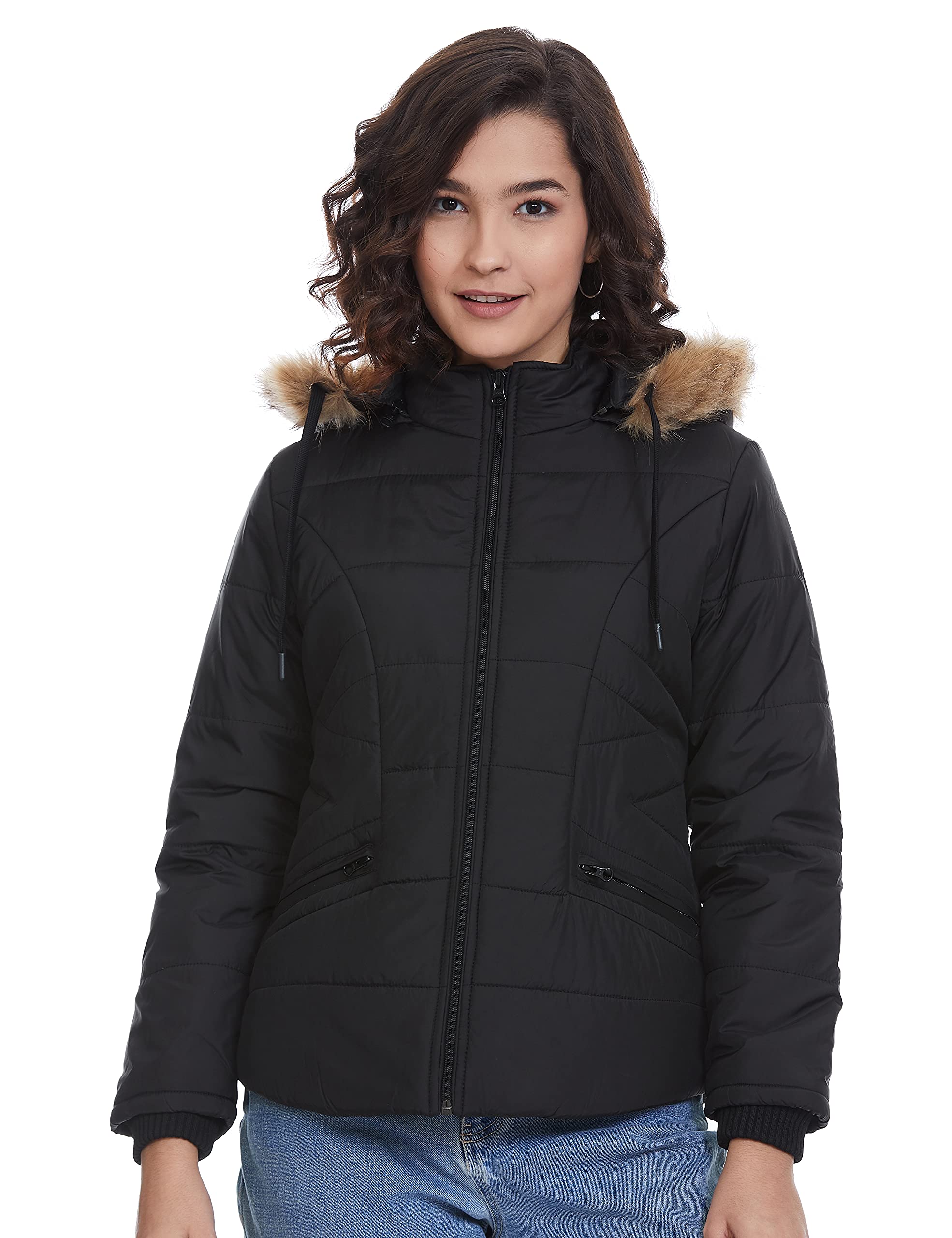 qube by fort collins Women's Other Synthetic Short Length Jacket-picture-29