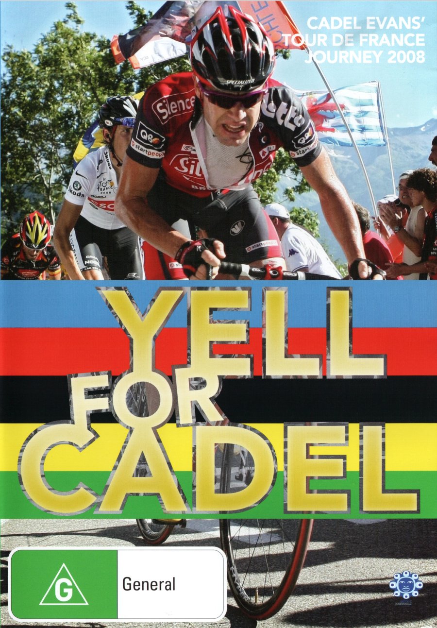 Yell for Cadel DVD para reproducir ciclismo australiano PAL Región 4 sin bloqueos