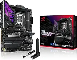 ASUS ROG STRIX Z890-E GAMING WIFI Placa-mãe Gamer Intel Z890 LGA 1700 DDR5 192GB 25 Portas USB ATX
