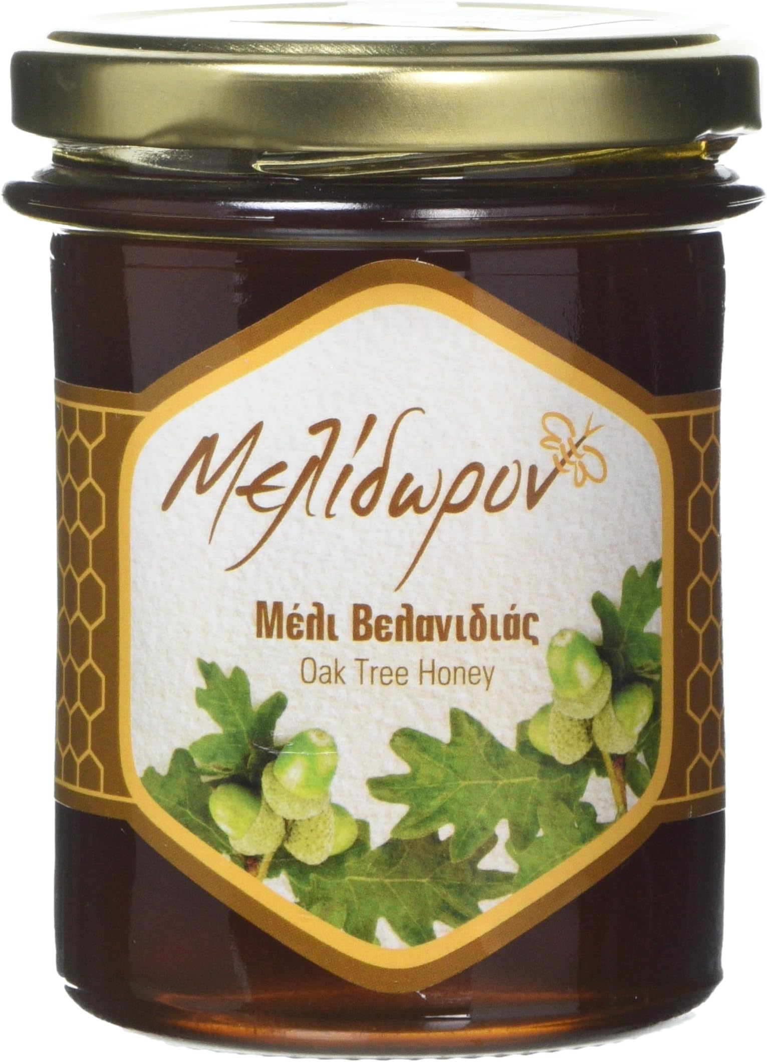 Melidoron Raw Greek Oak Tree Honey, 250 g - UNHEATED, NEW HARVEST