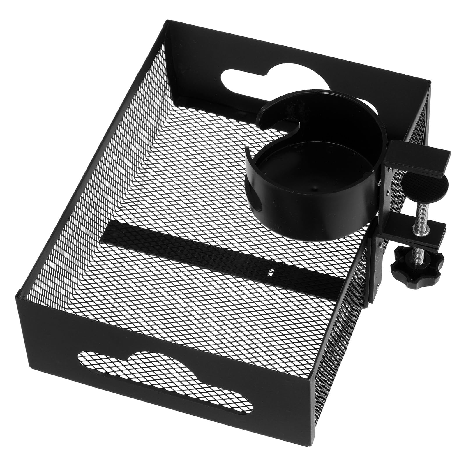 Organisateur bureau avec porte-gobelet pour snacks maison