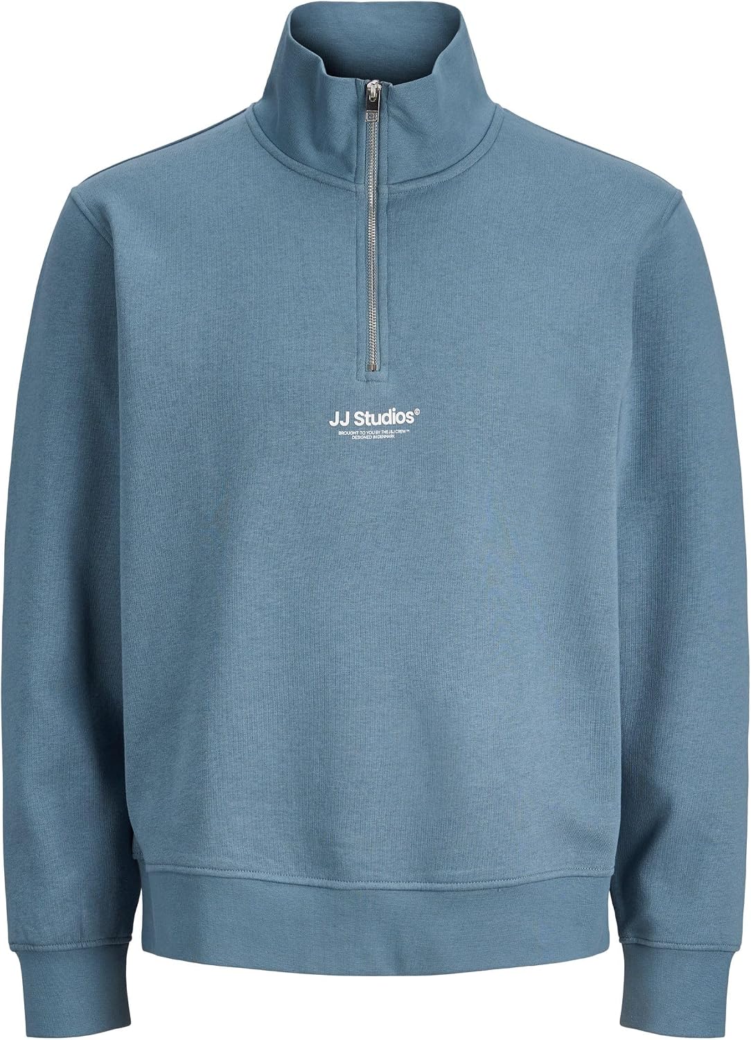 JACK & JONES Herren Sweatshirt JJESOHO Sweat Quarter Zip – Relaxed Fit