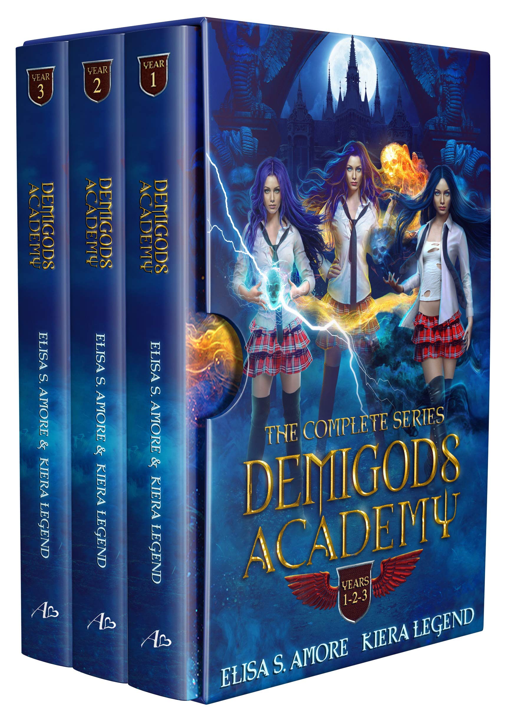 Book cover for Demigods Academy Season One: Years 1-3