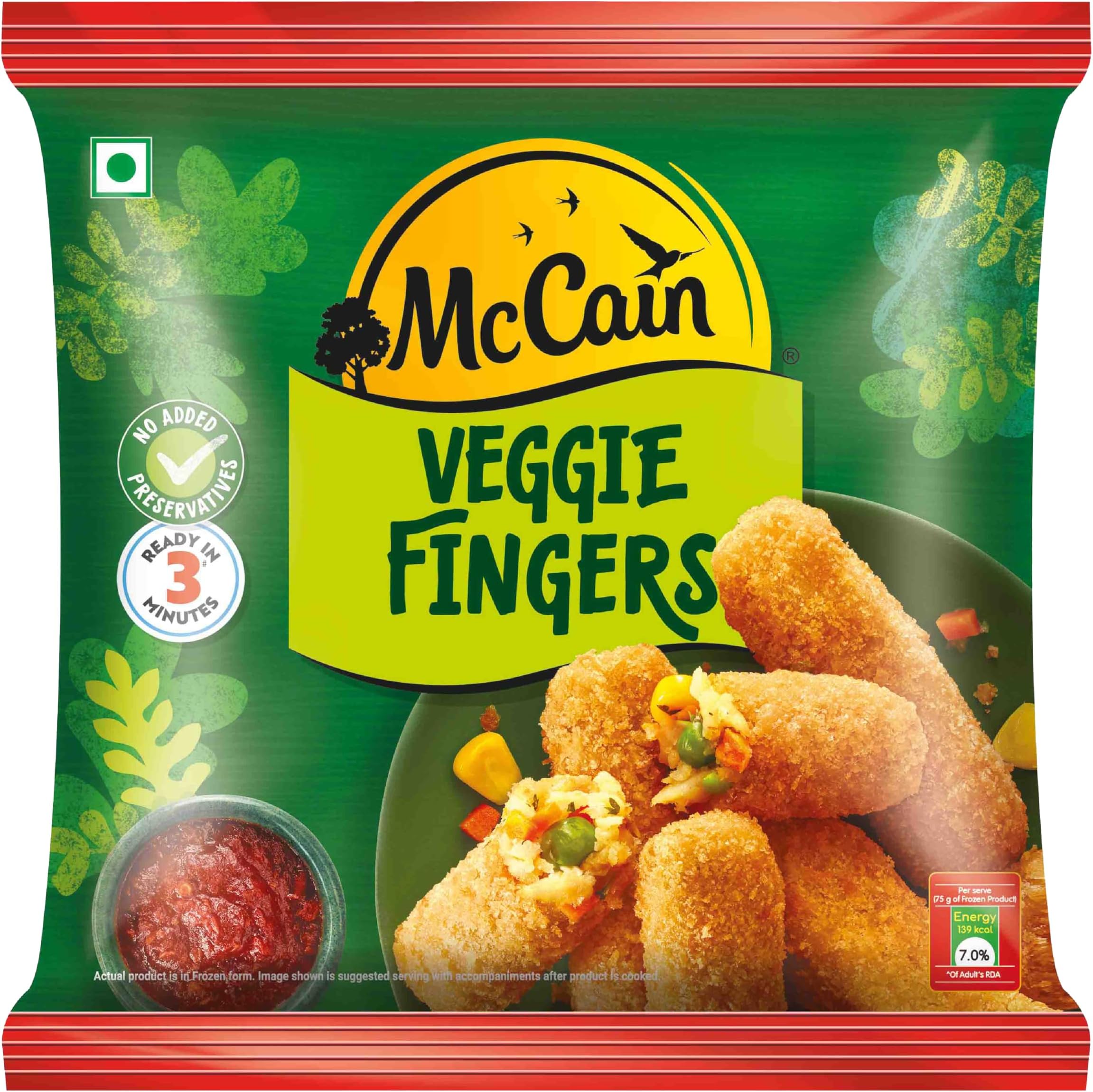 Mccain Veggie Fingers 400g