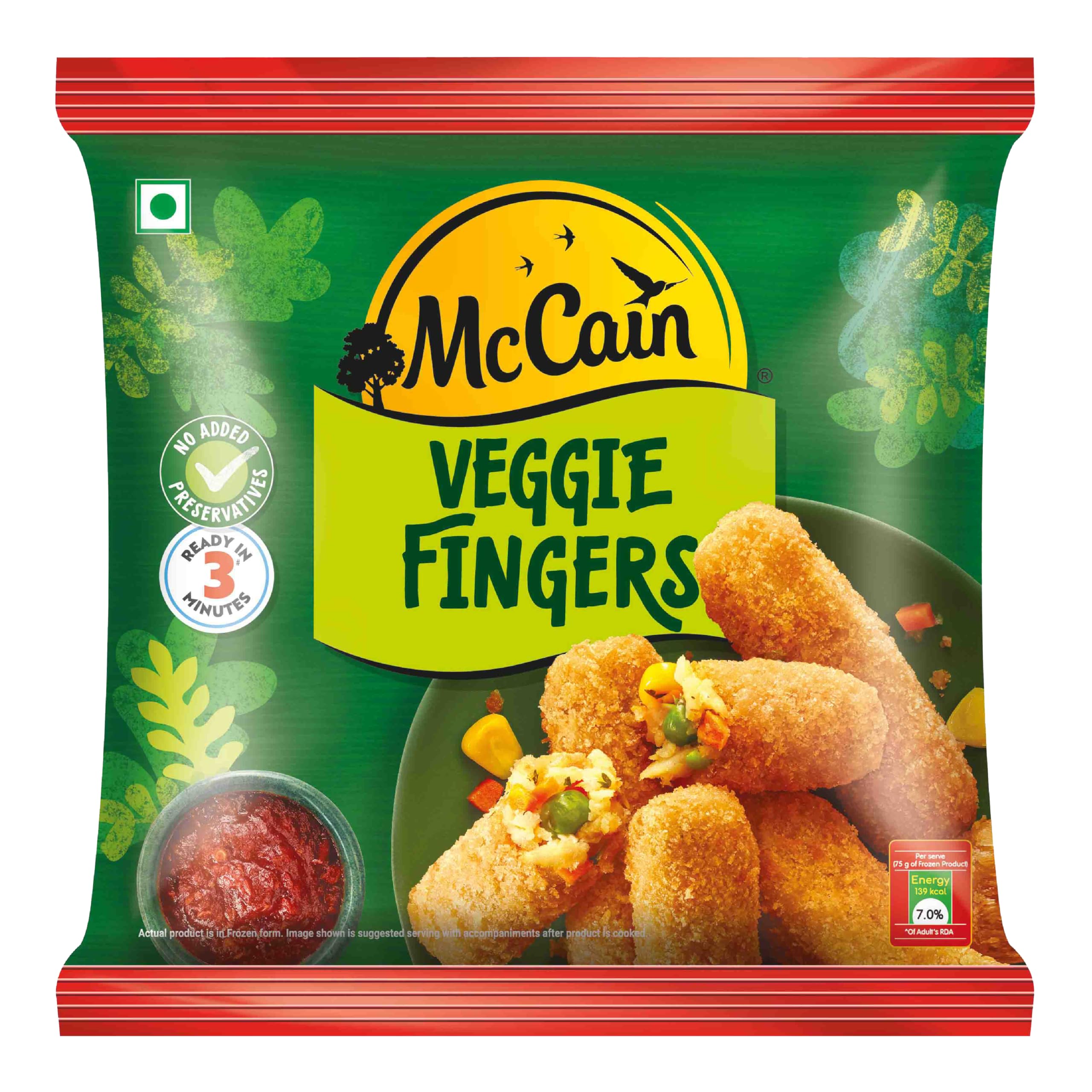 Mccain Veggie Finger, 400 g Regular Pack