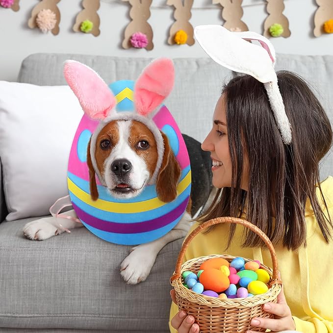 Disfraz de Conejo de Pascua para Perro Ajustable Grande miniatura 4