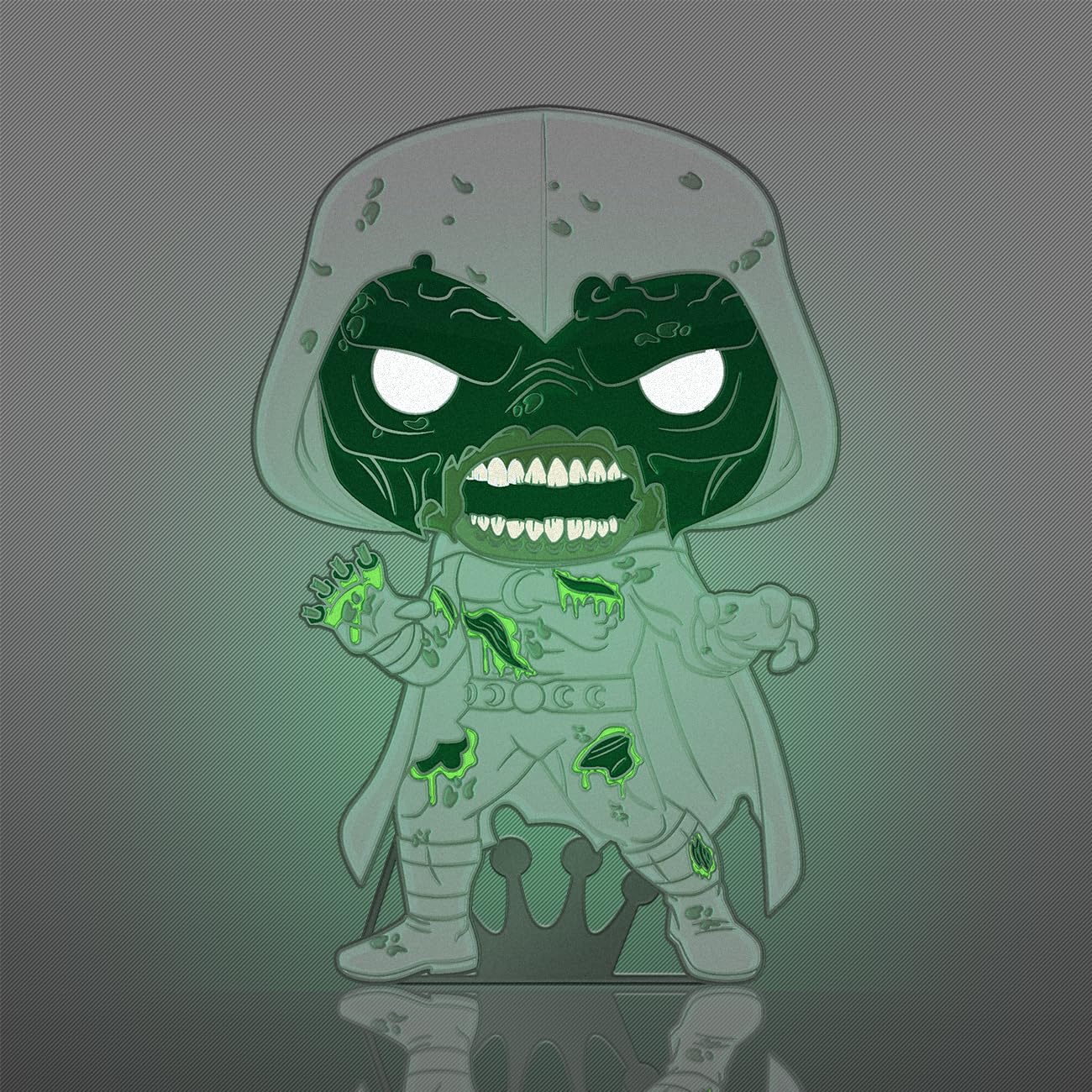Funko POP! Large Enamel Pin MARVEL: Zombie Moon Night - przypinki emaliowane Marvel Zombies - urocza kolekcjonerska broszka - do plecaków i toreb - pomysł na prezent - oficjalny towar