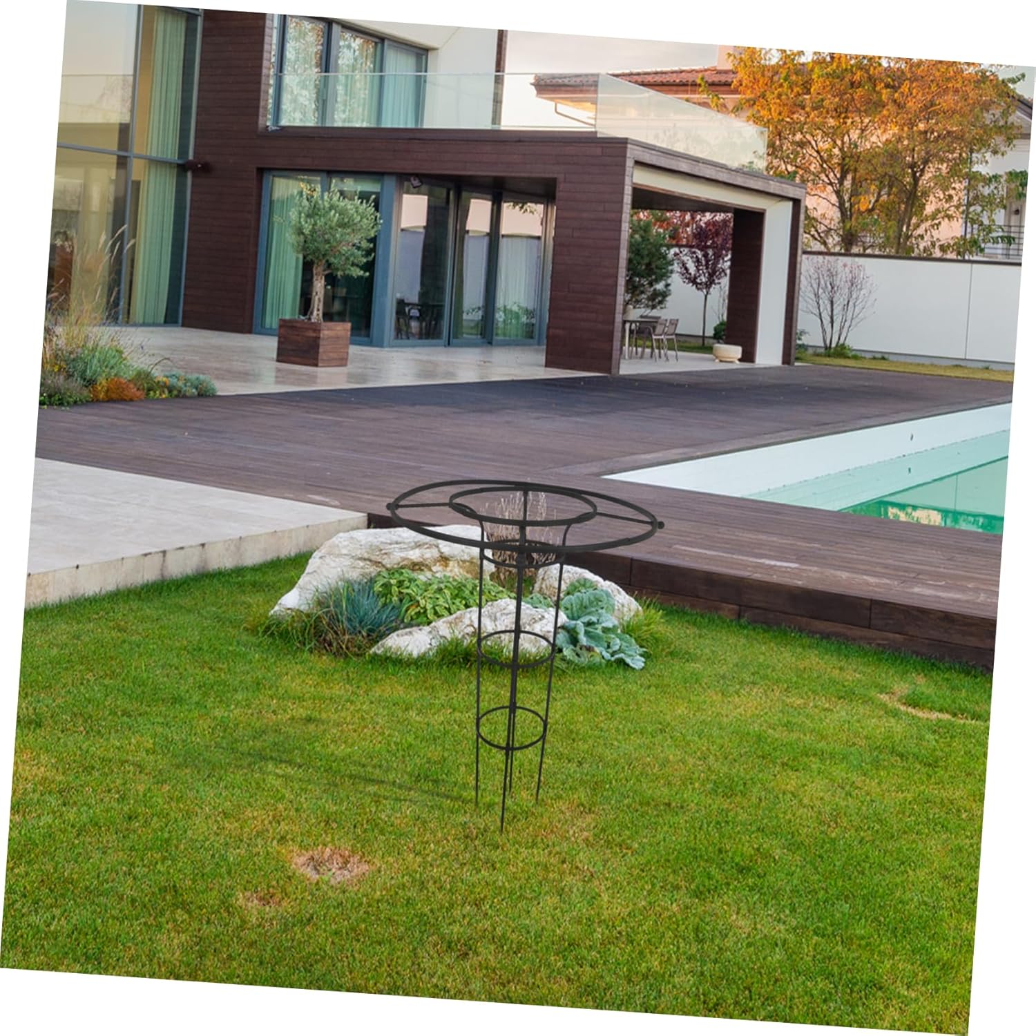 Reusable Umbrella Shaped Trellis Frame for Climbing Plants Support for Outdoor Garden Decoration Construction for Vines and Roses Easy Assembly Height