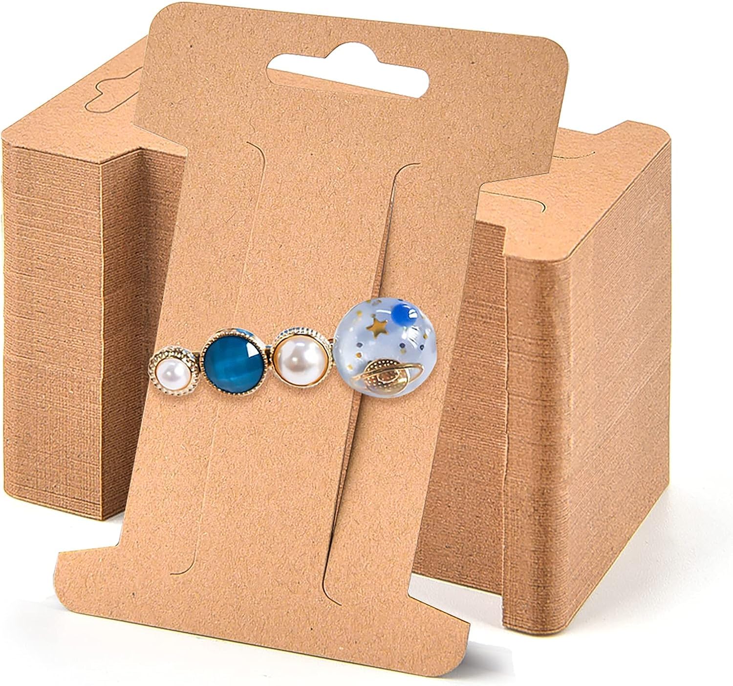 Zenomia Hair Clip Display Cards Cardboard Hair Bow Display Cards Holder