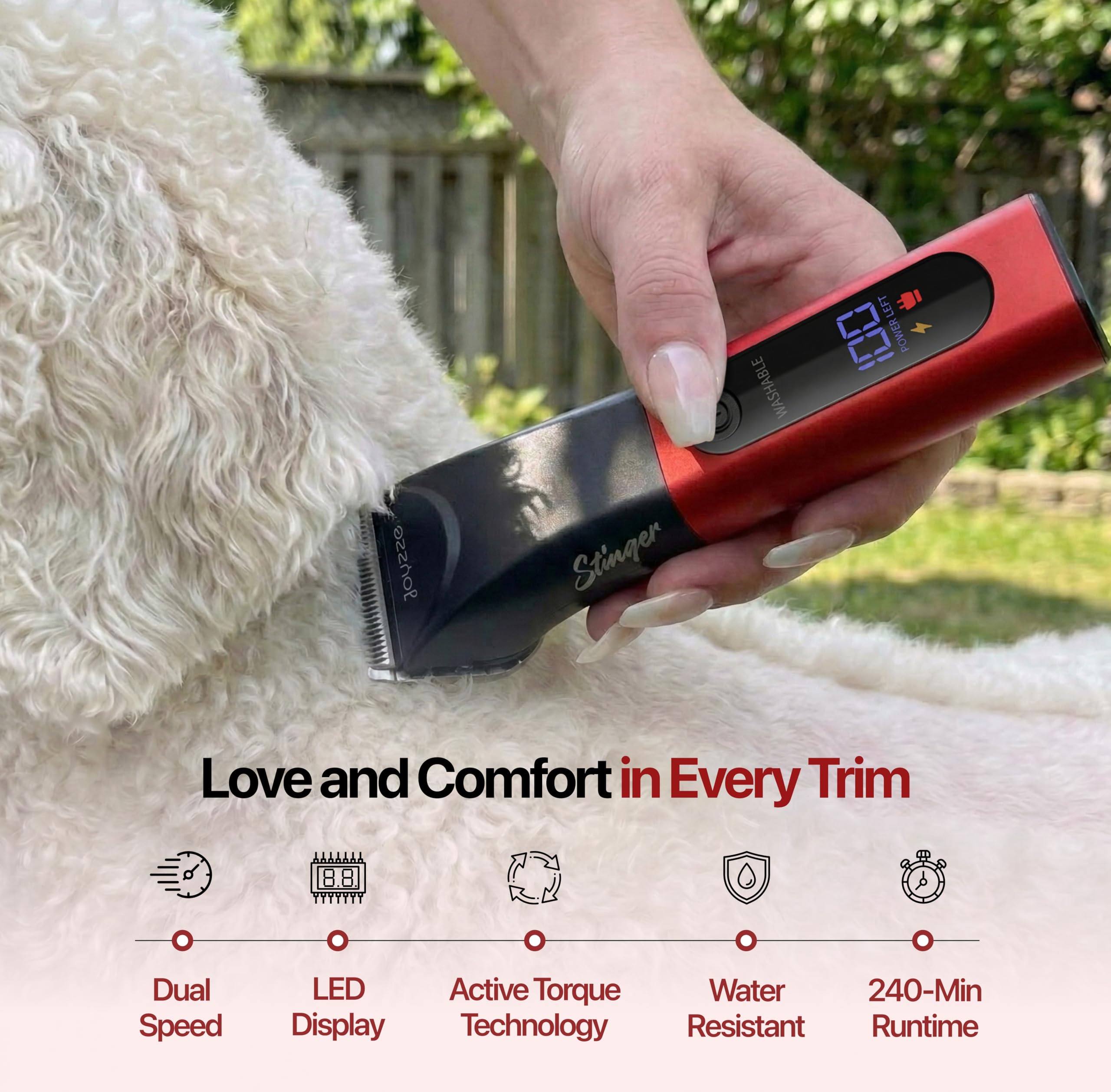 Amazon.com : JOYZZE Stinger 5-in-1 Cordless Clipper - Powerful and