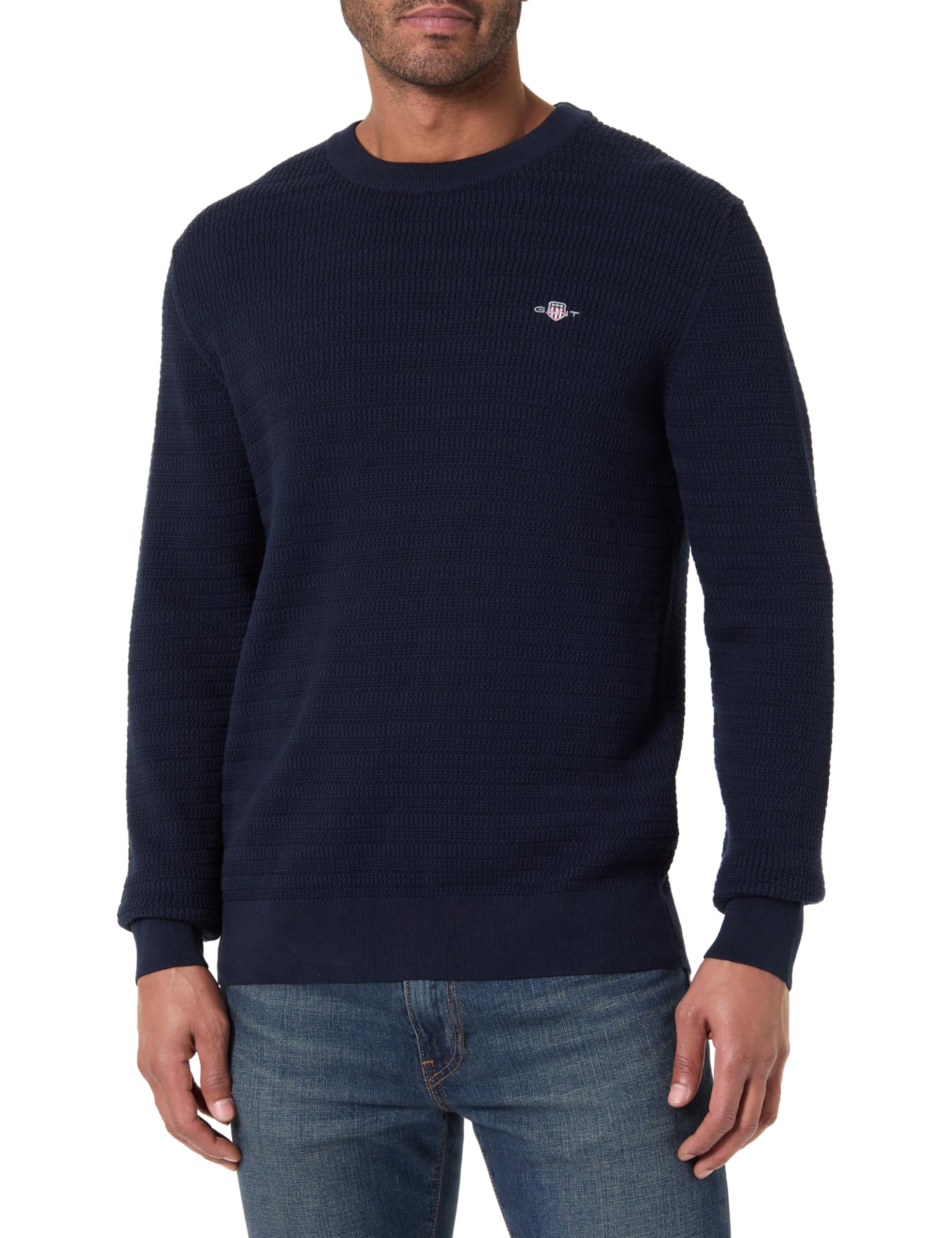 GANT Mini Cable C-Neck Pullover Uomo