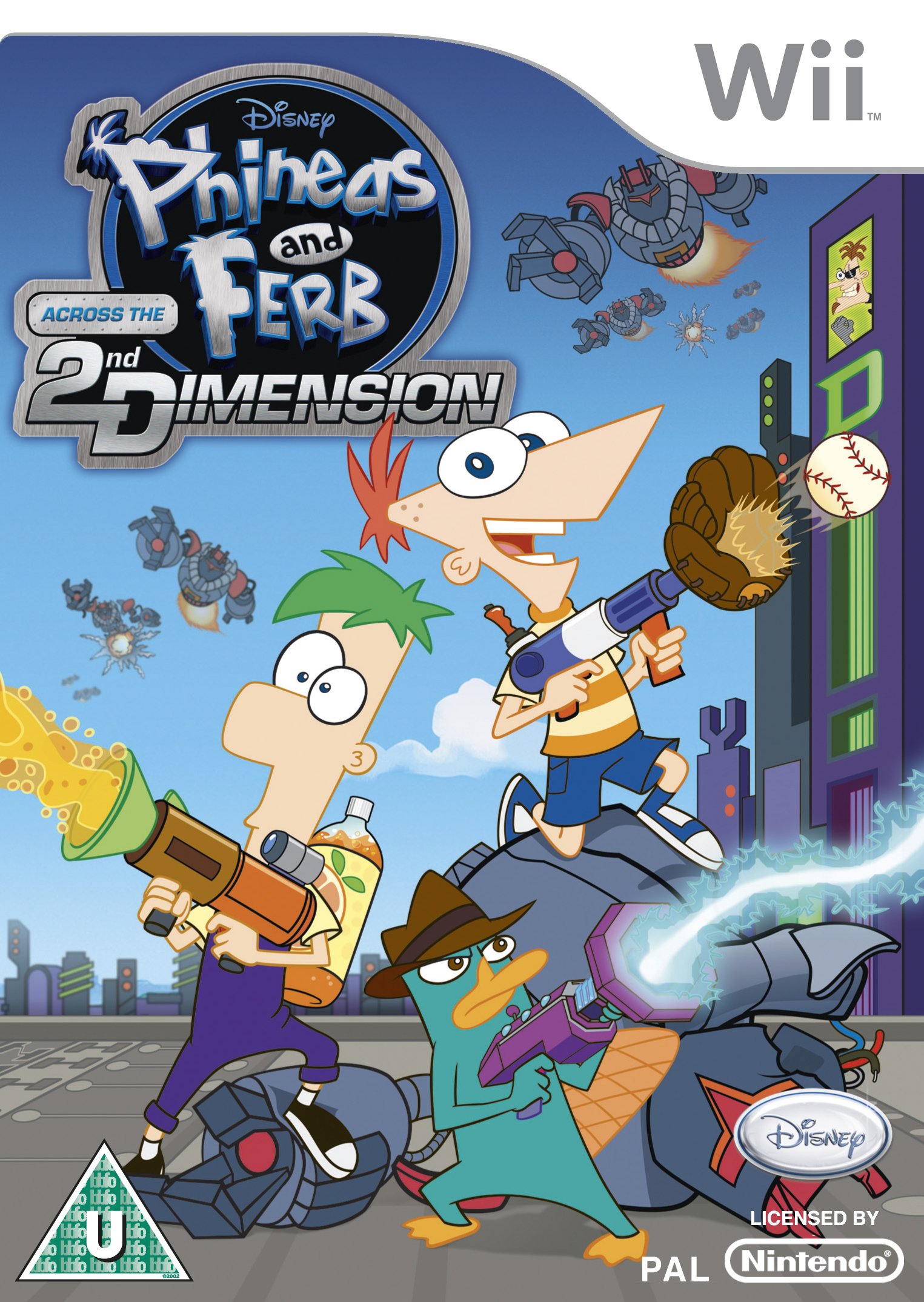 Disney Interactive Phineas and Ferb Across the 2nd Dimension (Wii)
